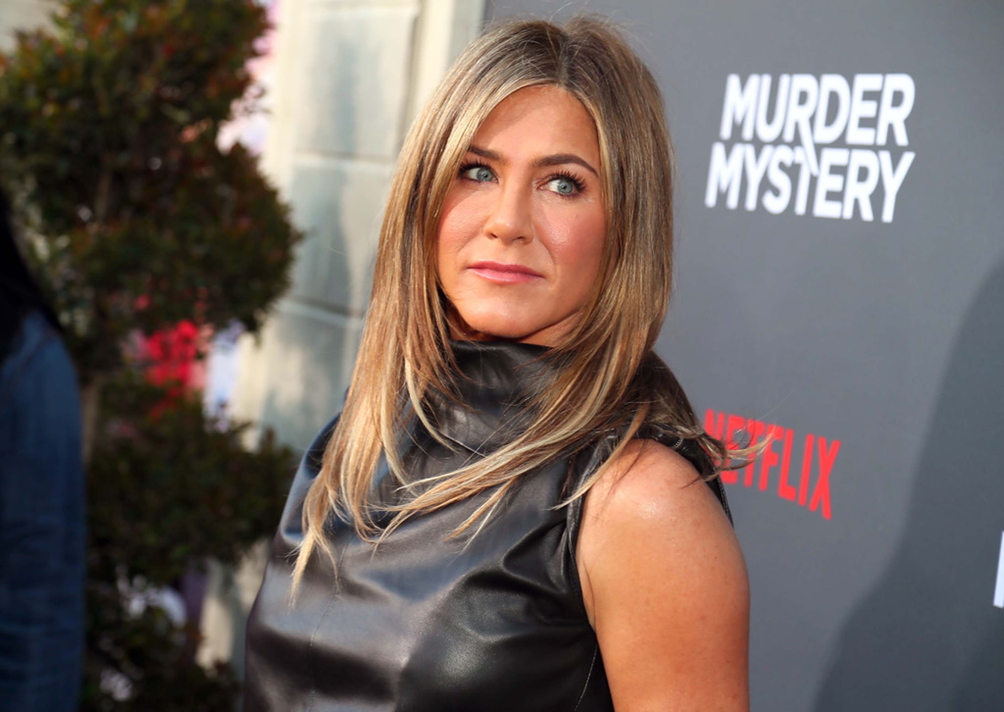 Jennifer Aniston attends Film Premiere Murder Mystery