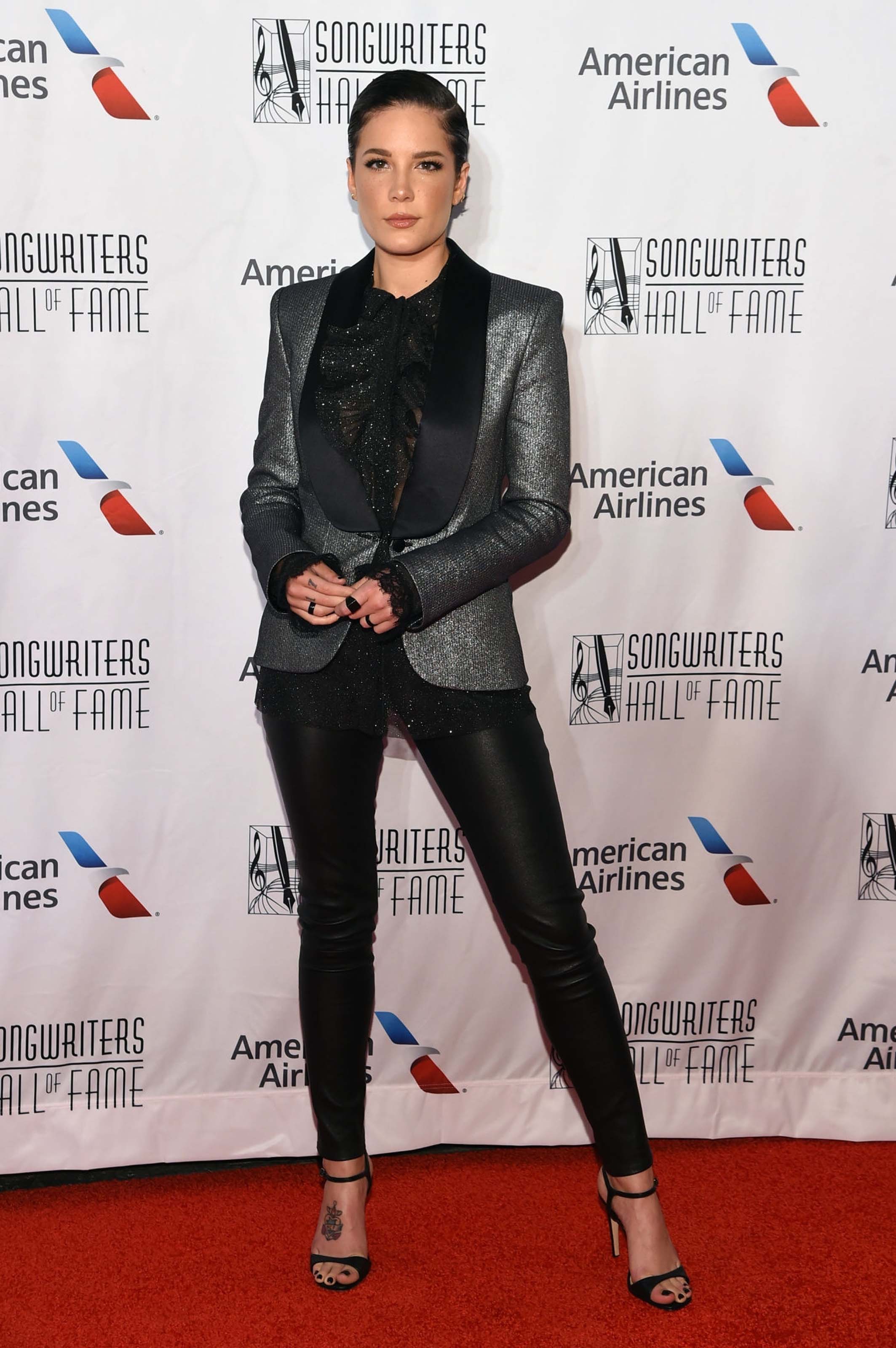 Halsey attends 2019 Songwriters Hall Of Fame