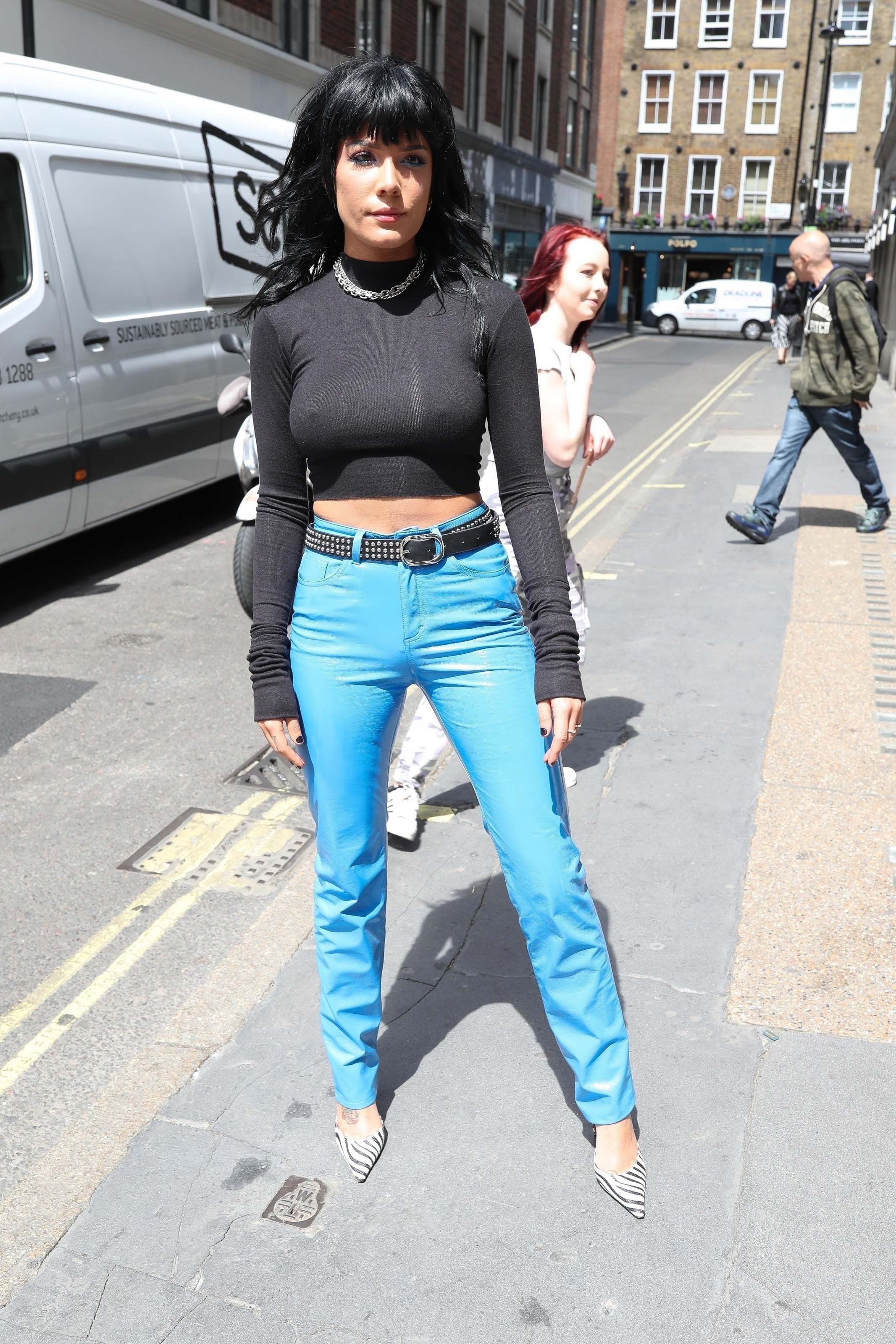 Halsey out and about in London