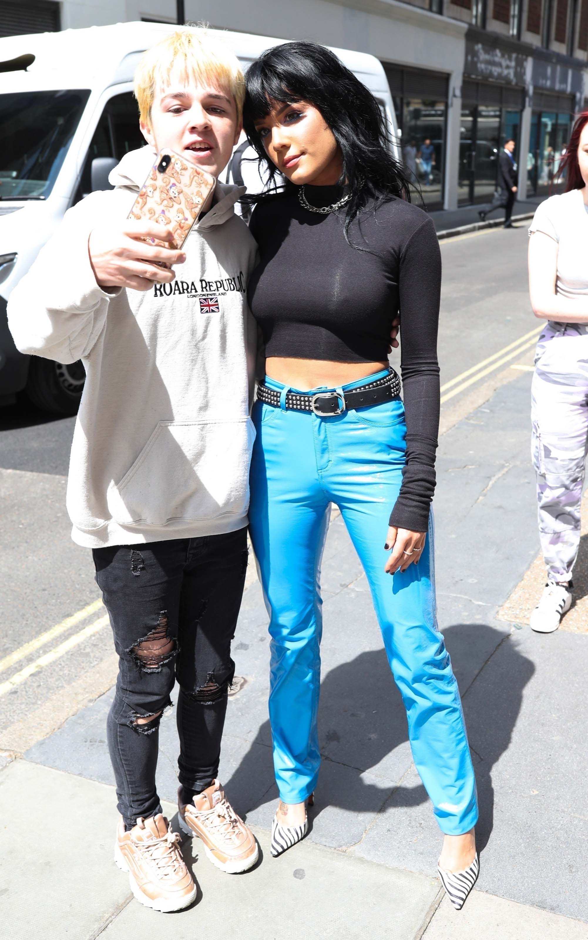 Halsey out and about in London