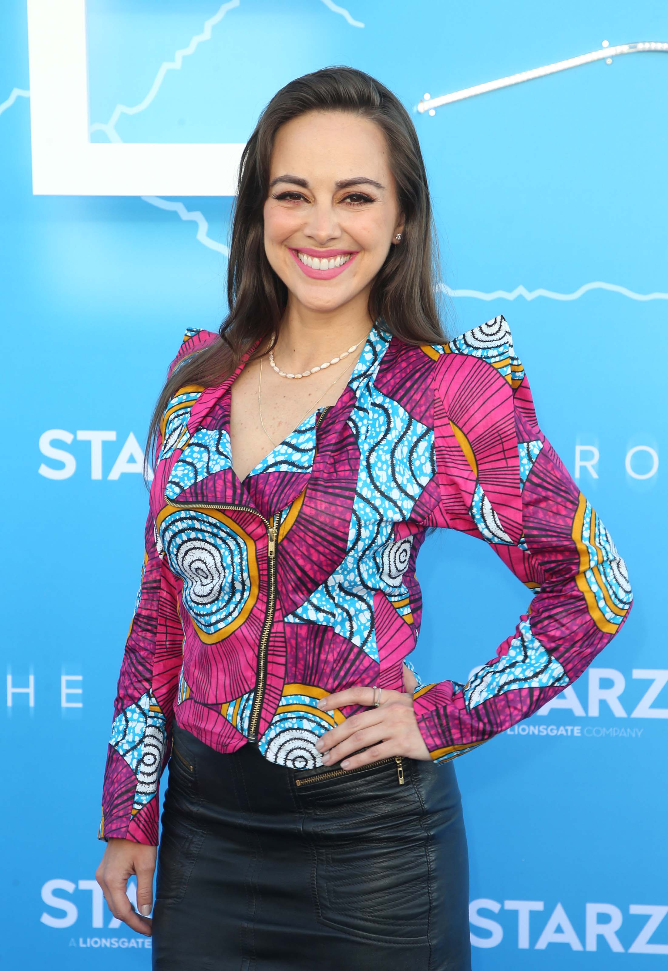 Maria Elisa Camargo attends The Rook TV Show Premiere