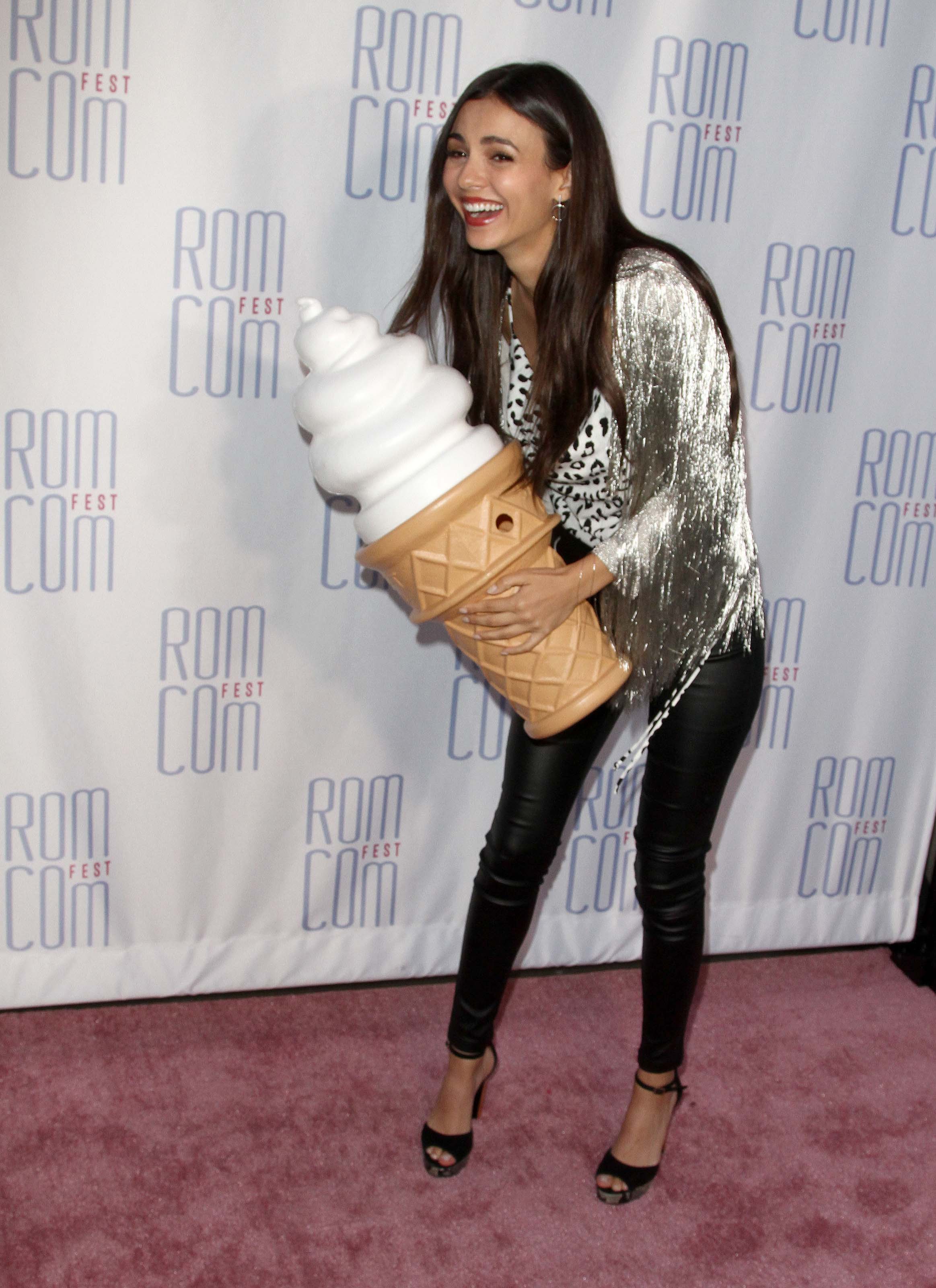 Victoria Justice attends 2019 Rom Con Fest Los Angeles screening of Summer Night