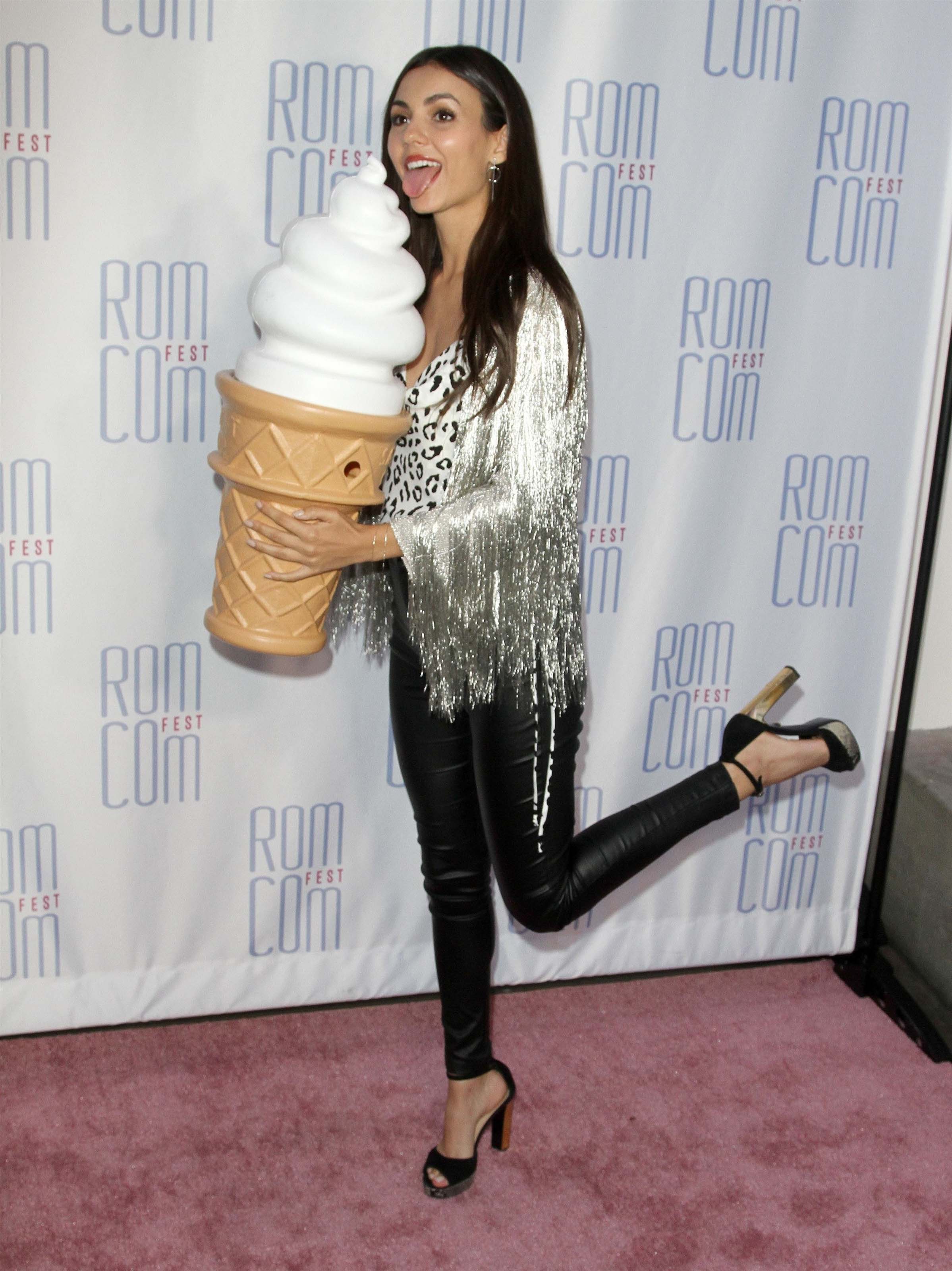 Victoria Justice attends 2019 Rom Con Fest Los Angeles screening of Summer Night