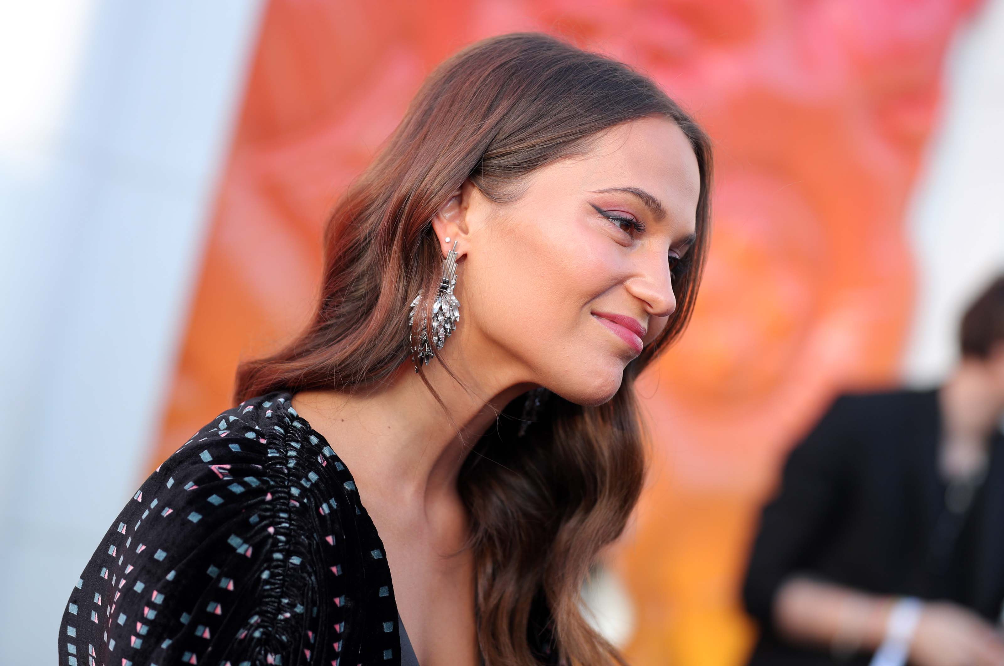 Alicia Vikander attends Louis Vuitton X Cocktail Party