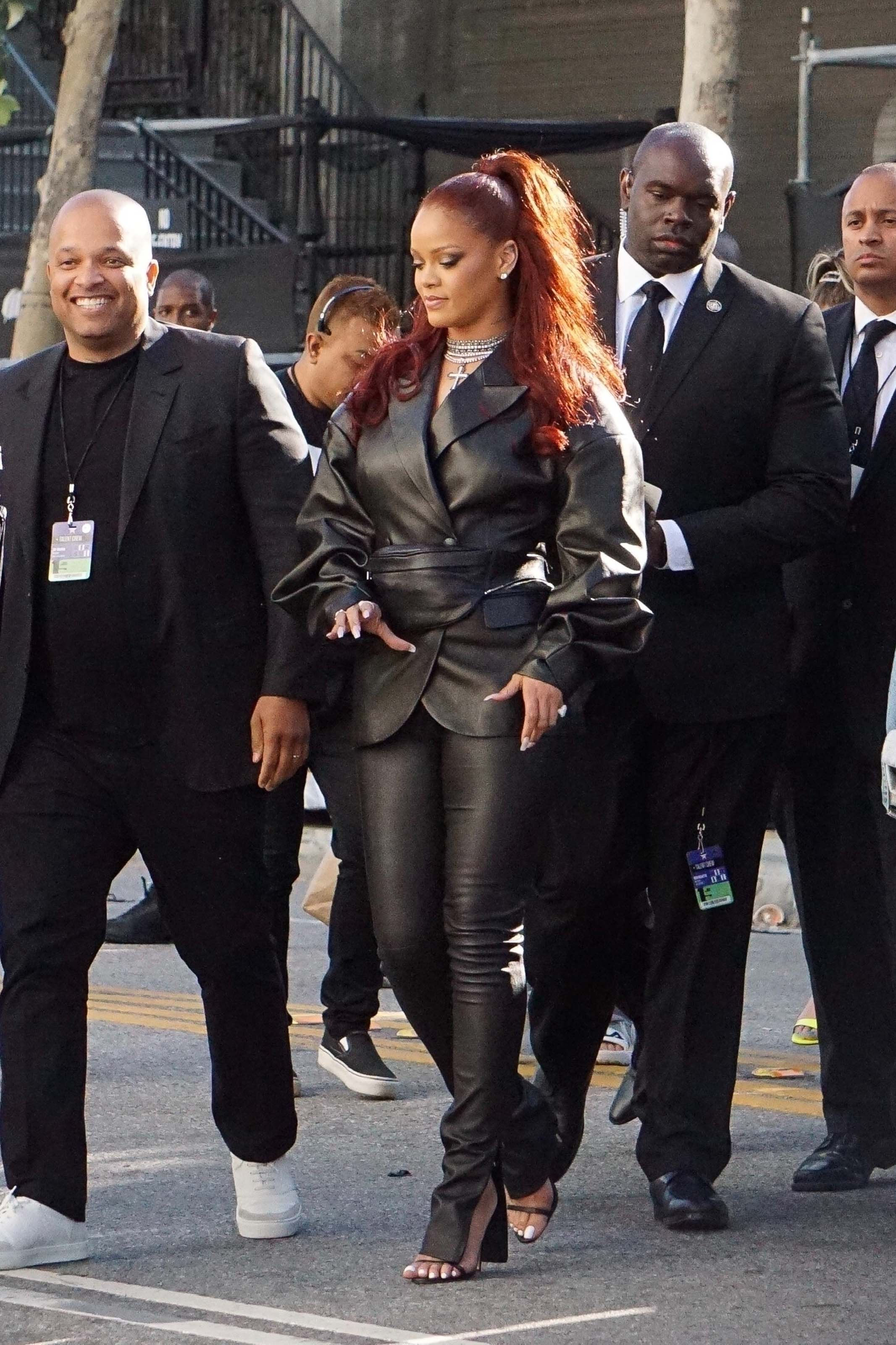 Rihanna attends the 2019 BET Awards