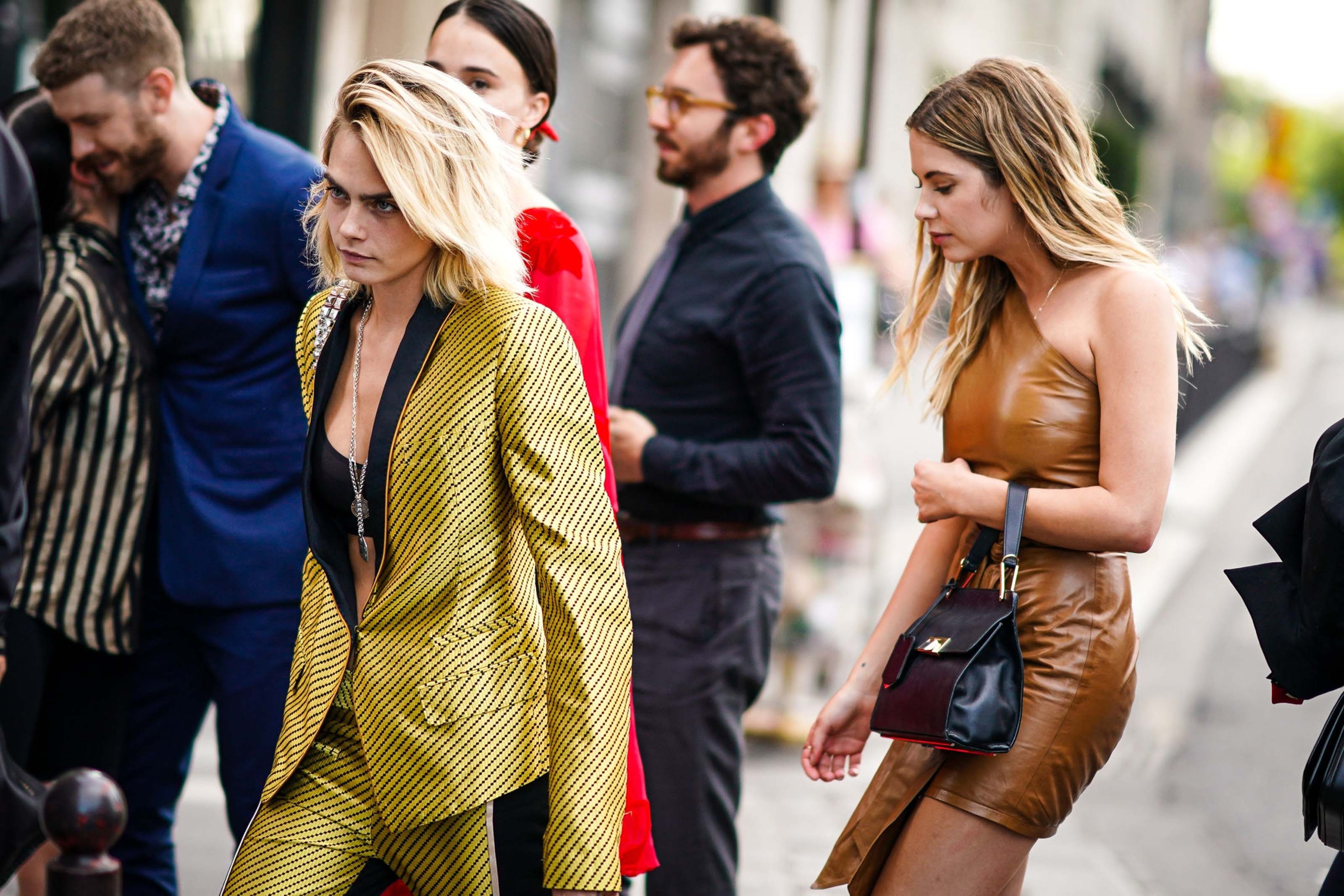 Ashley Benson arrives at the Laperouse restaurant