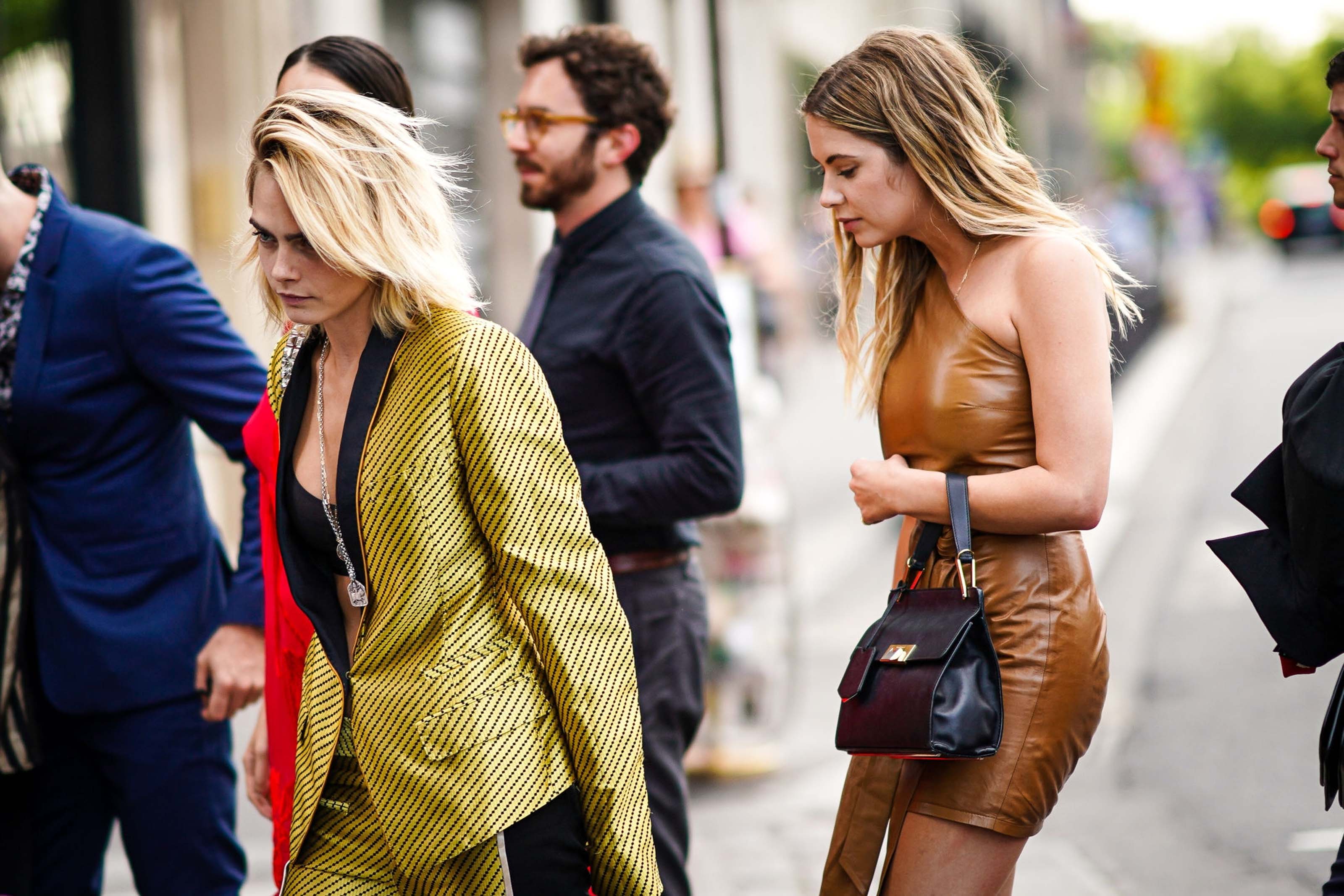 Ashley Benson arrives at the Laperouse restaurant