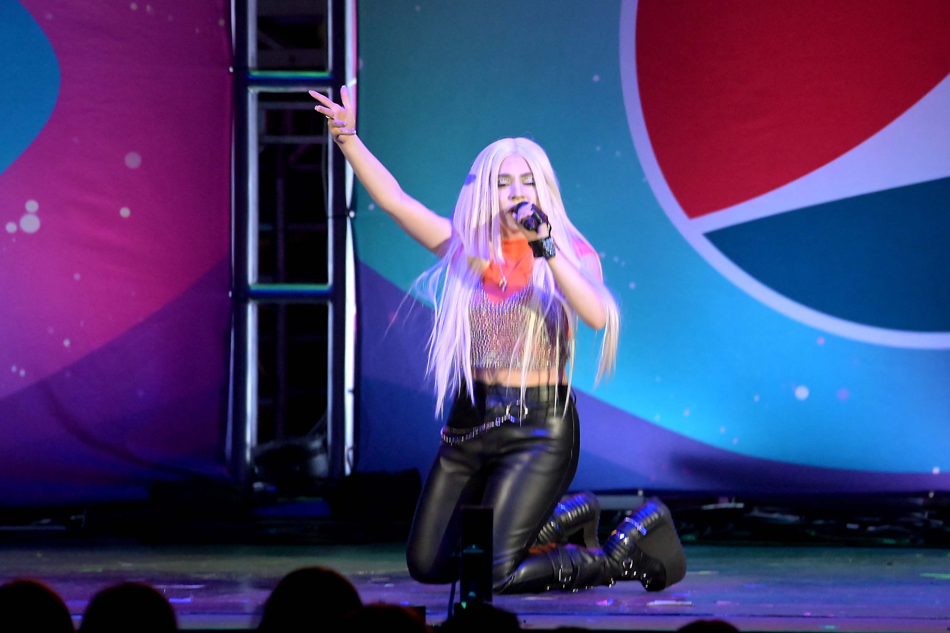 Ava Max attends B96 Pepsi Summer Bash 2019