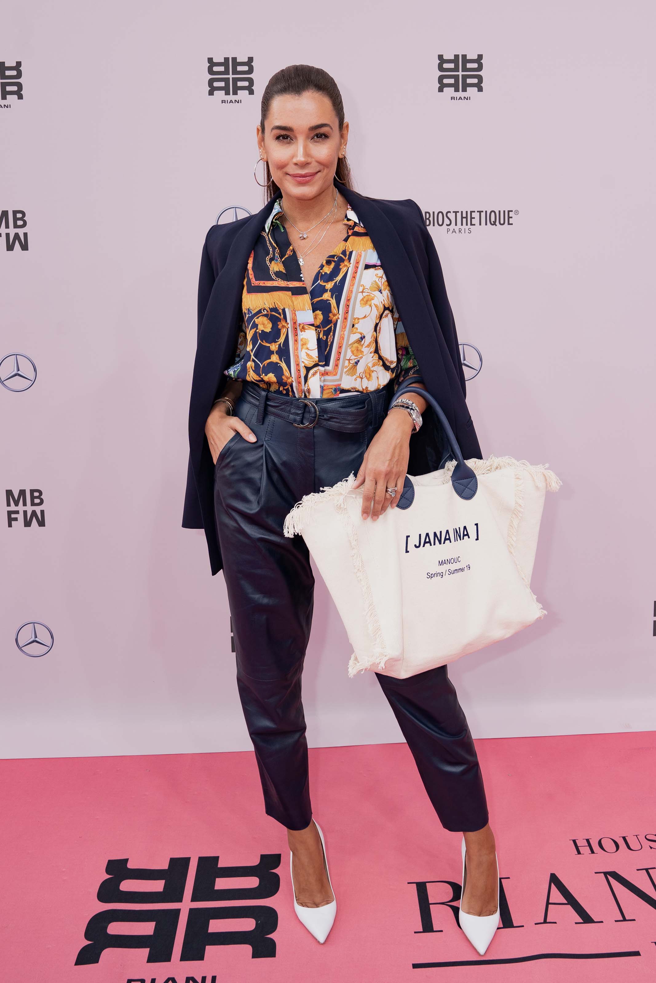 Jana Ina Zarrella attends Riani Modenschau