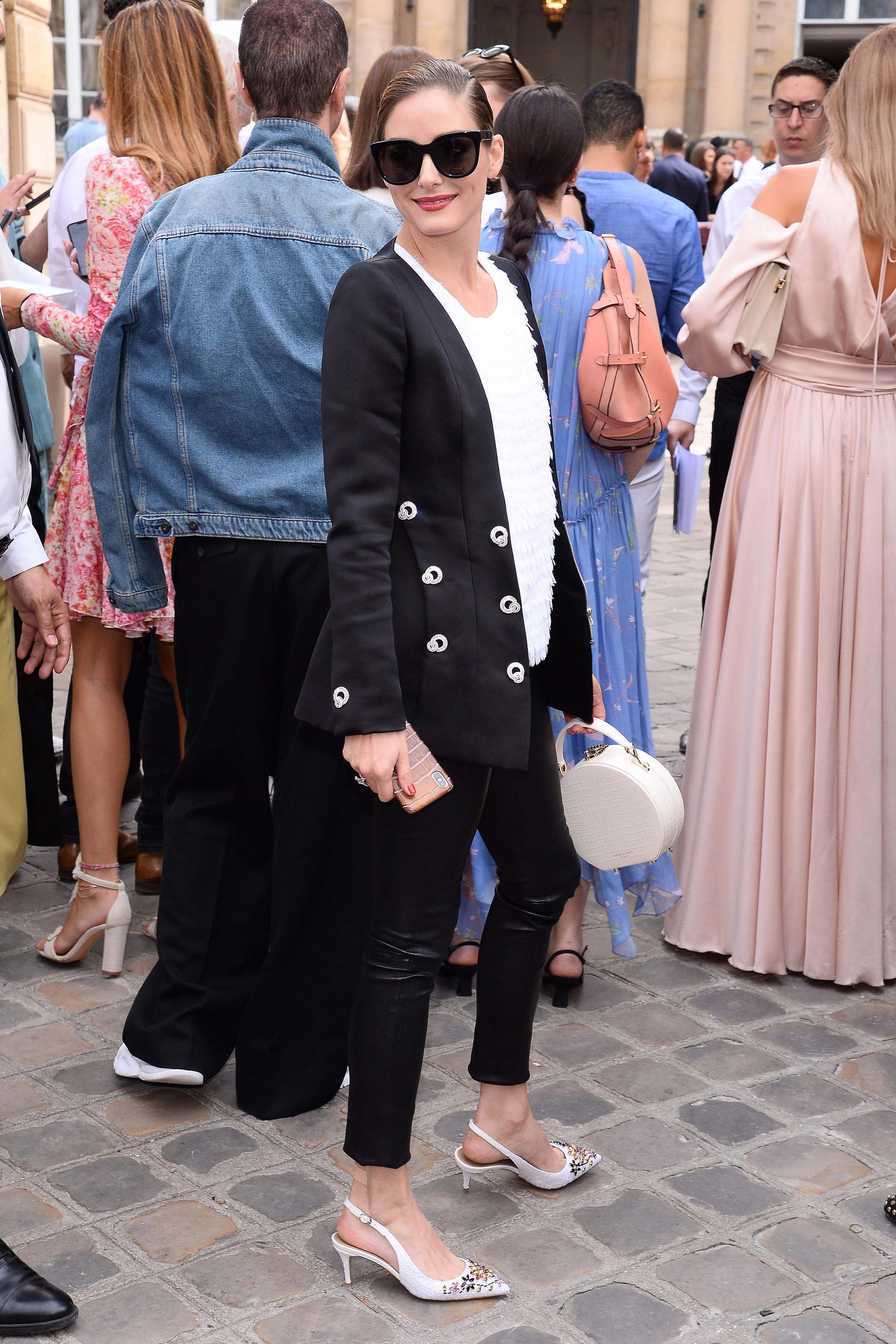 Olivia Palermo attends Ralph and Russo show