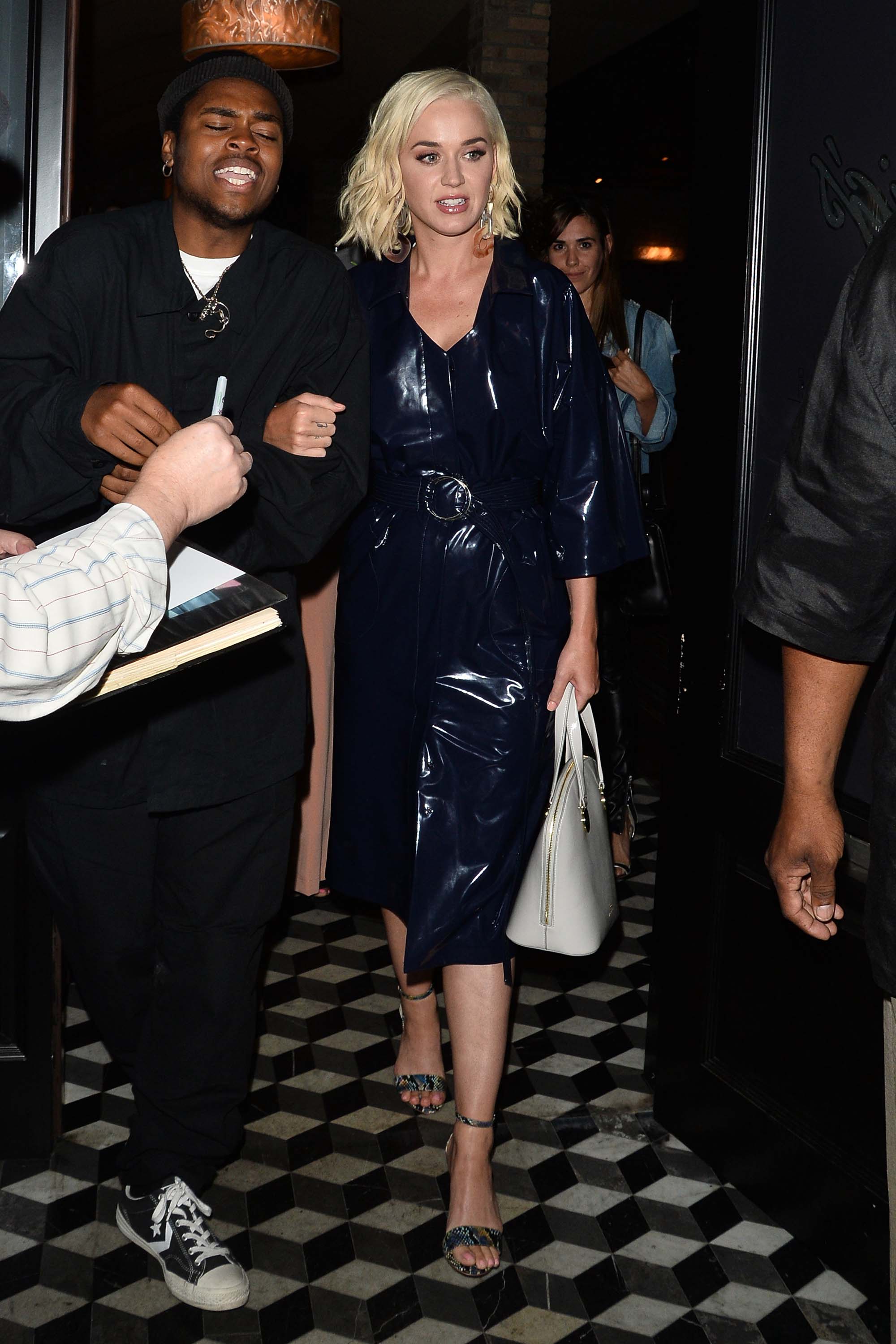 Katy Perry is spotted leaving Craig’s restaurant