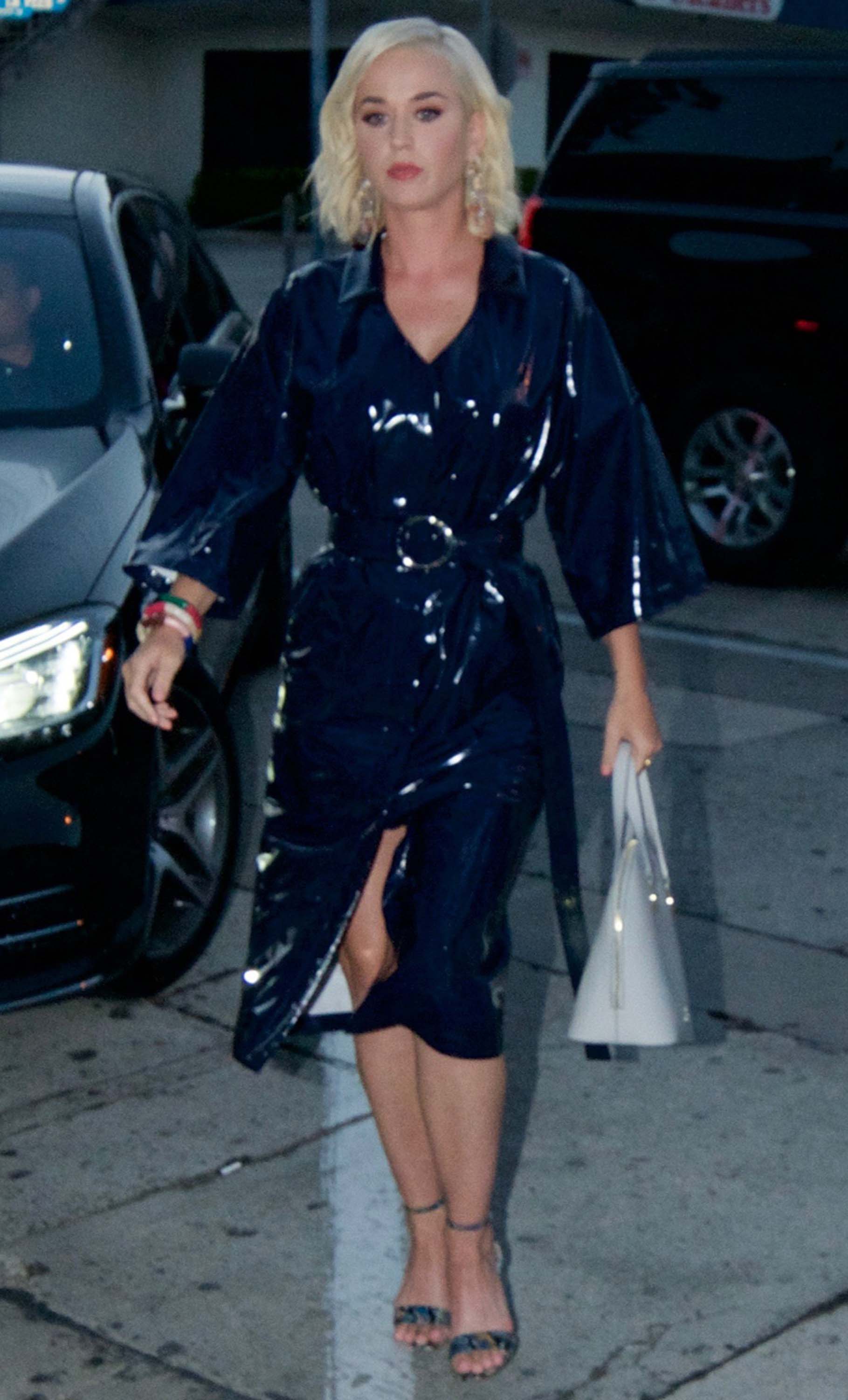 Katy Perry is spotted leaving Craig’s restaurant