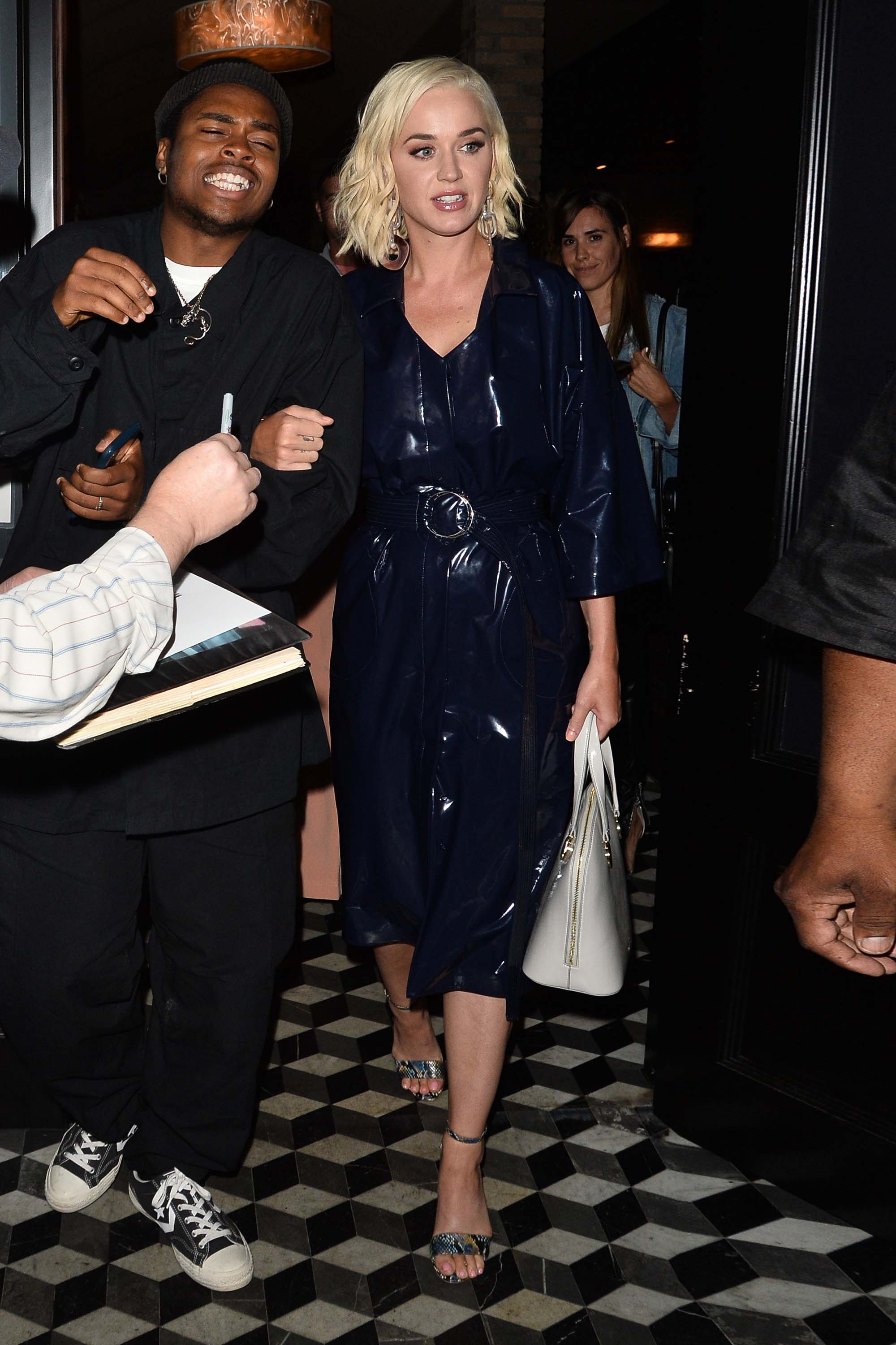 Katy Perry is spotted leaving Craig’s restaurant