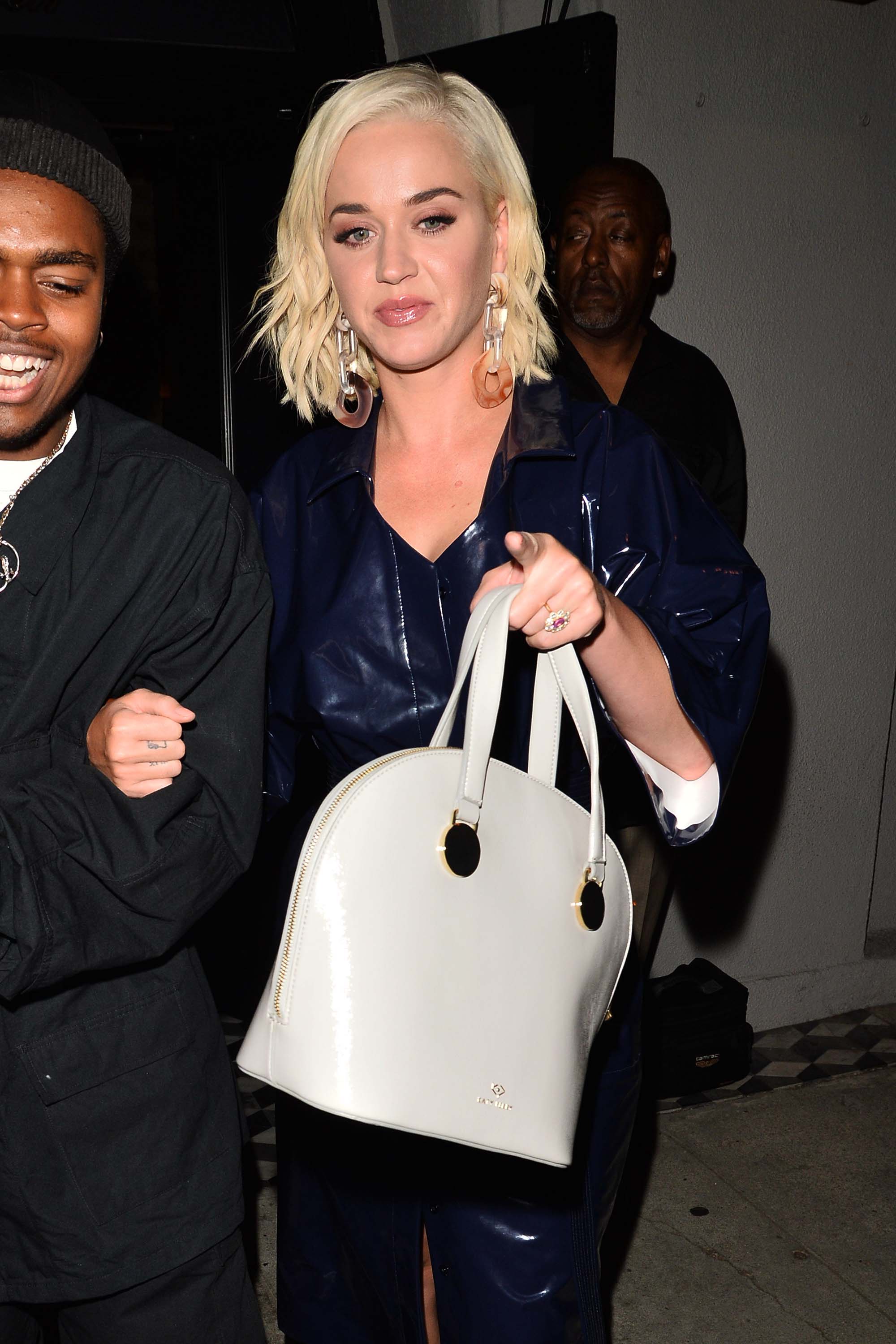 Katy Perry is spotted leaving Craig’s restaurant