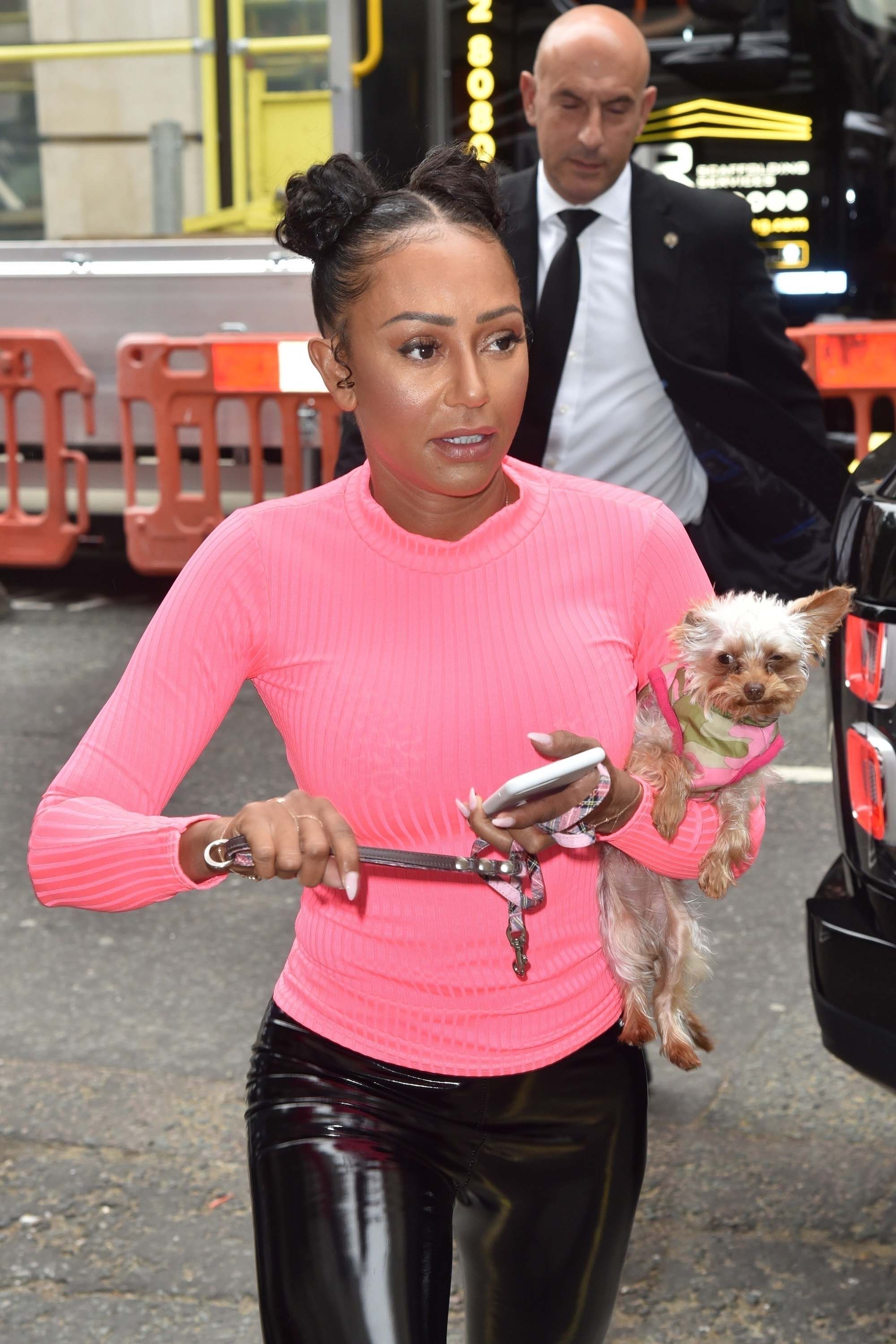 Melanie Brown seen at BBC Radio 2