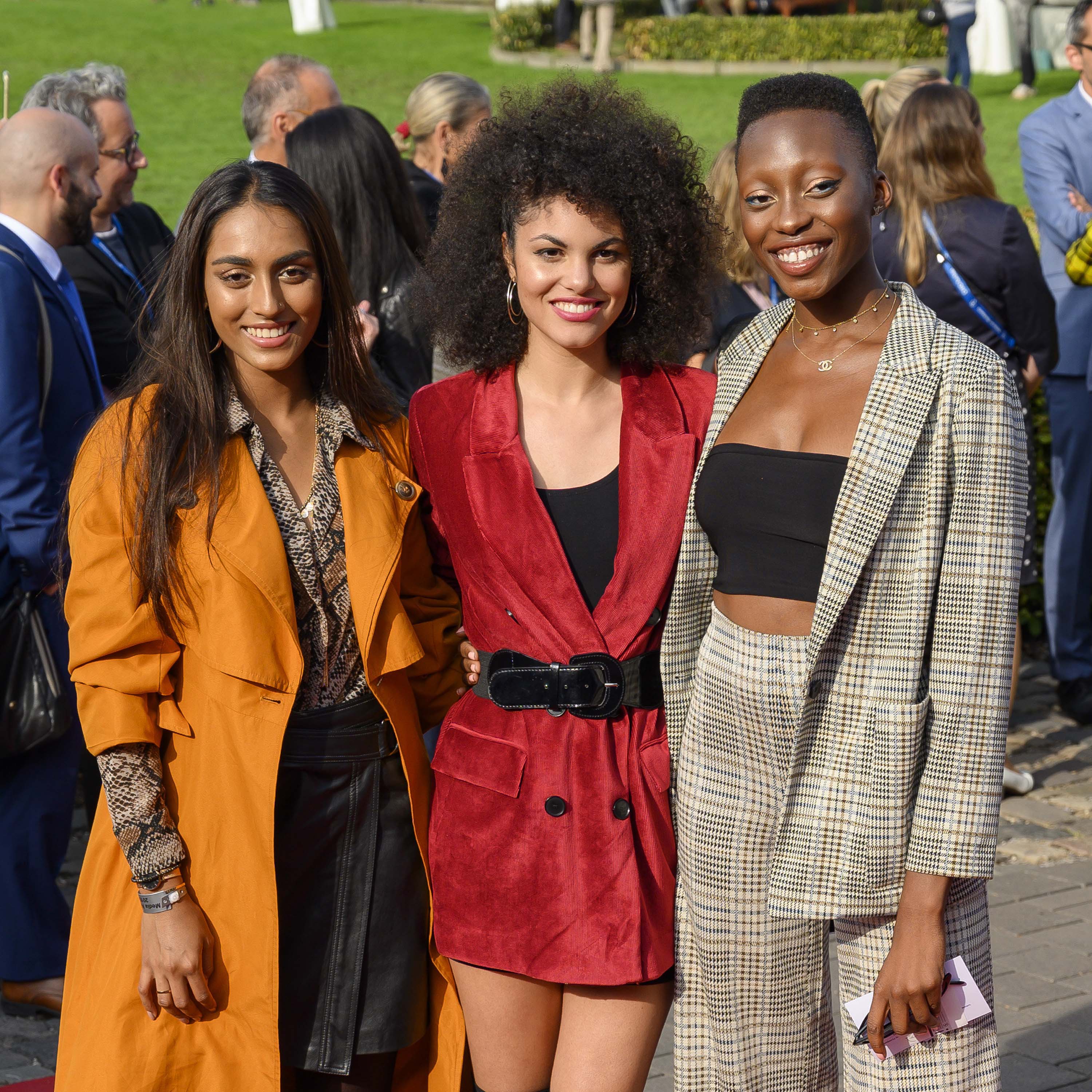 Sayana Ranjan, Julianna Townsend & Toni Dreher-Adenuga attend CHIO MediaNight