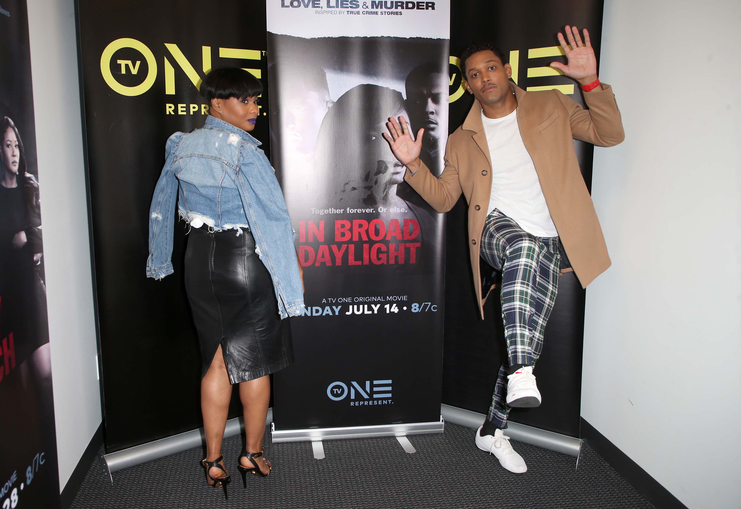 Chyna Layne attends LA Press Junket For TV One’s A Month Of Love