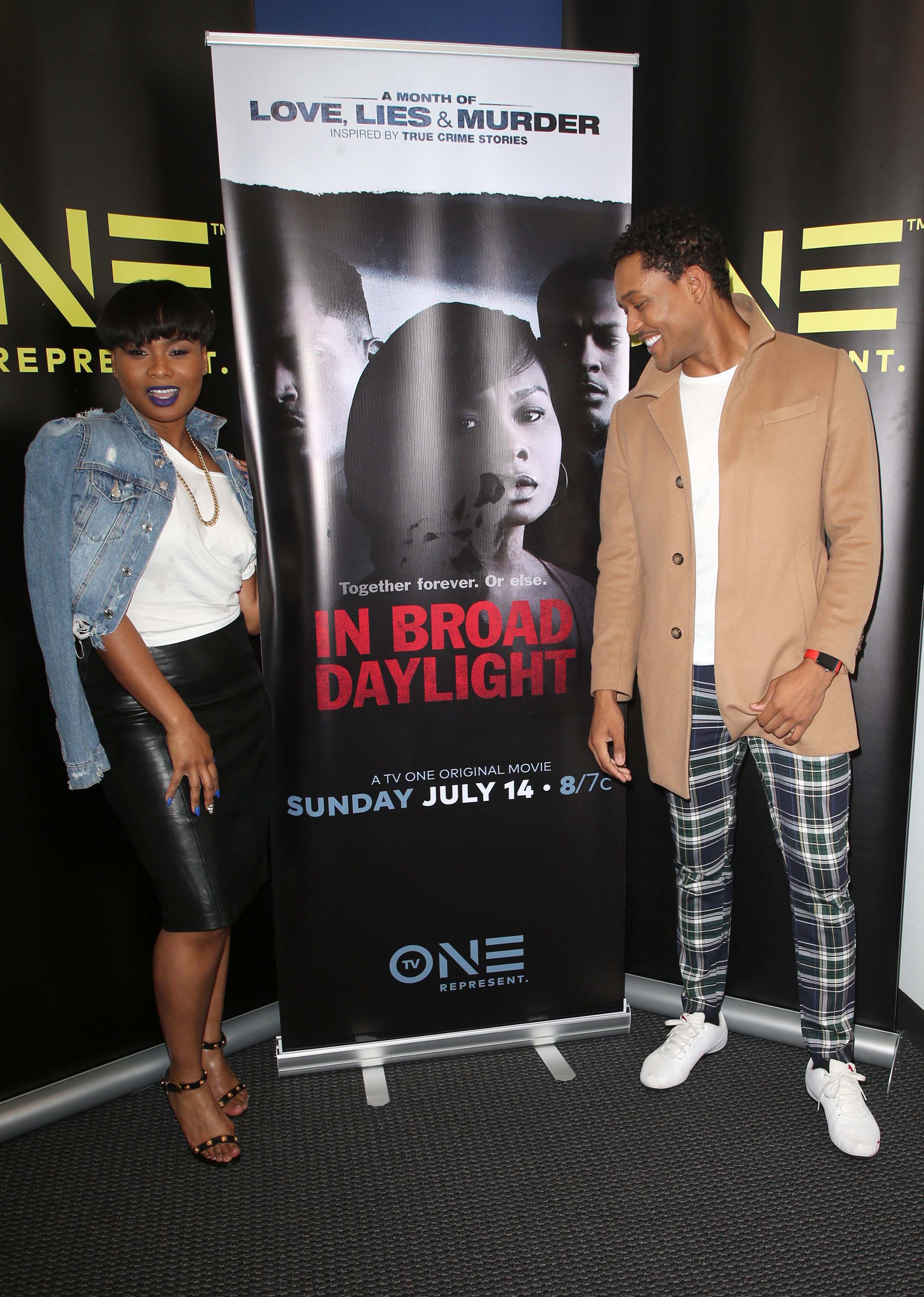 Chyna Layne attends LA Press Junket For TV One’s A Month Of Love