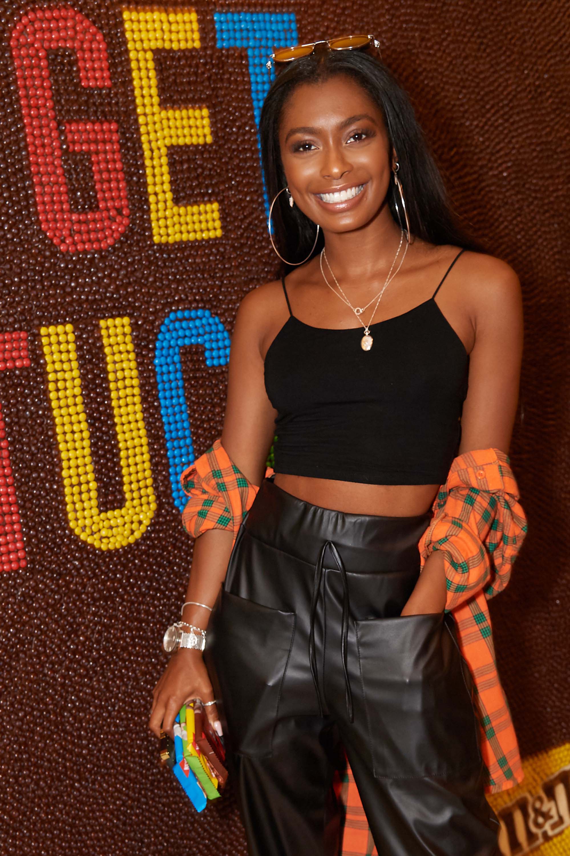 Jourdan Riane attends M&M’s Block Party