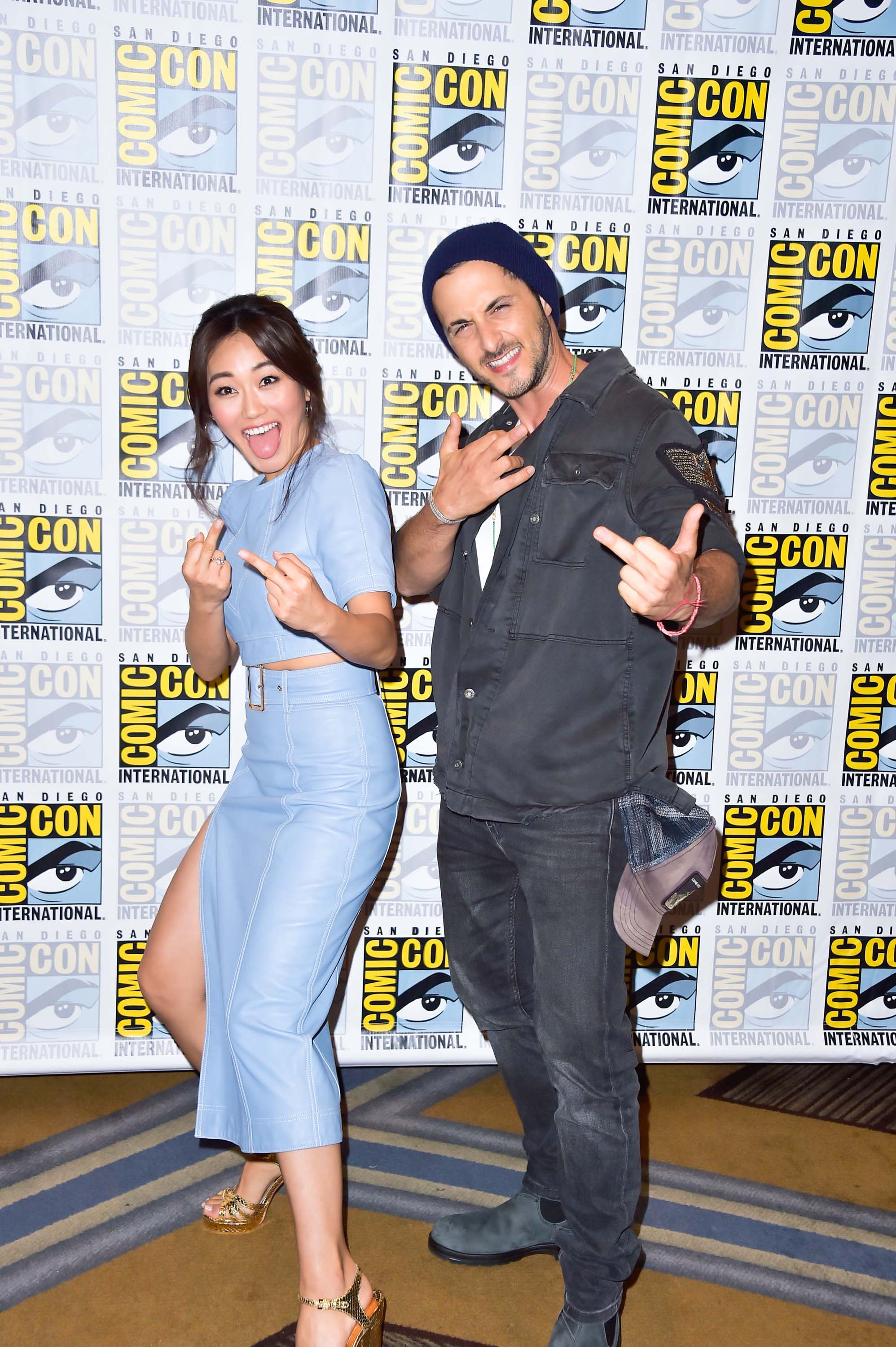 Karen Fukuhara attends The Boys TV show photocall