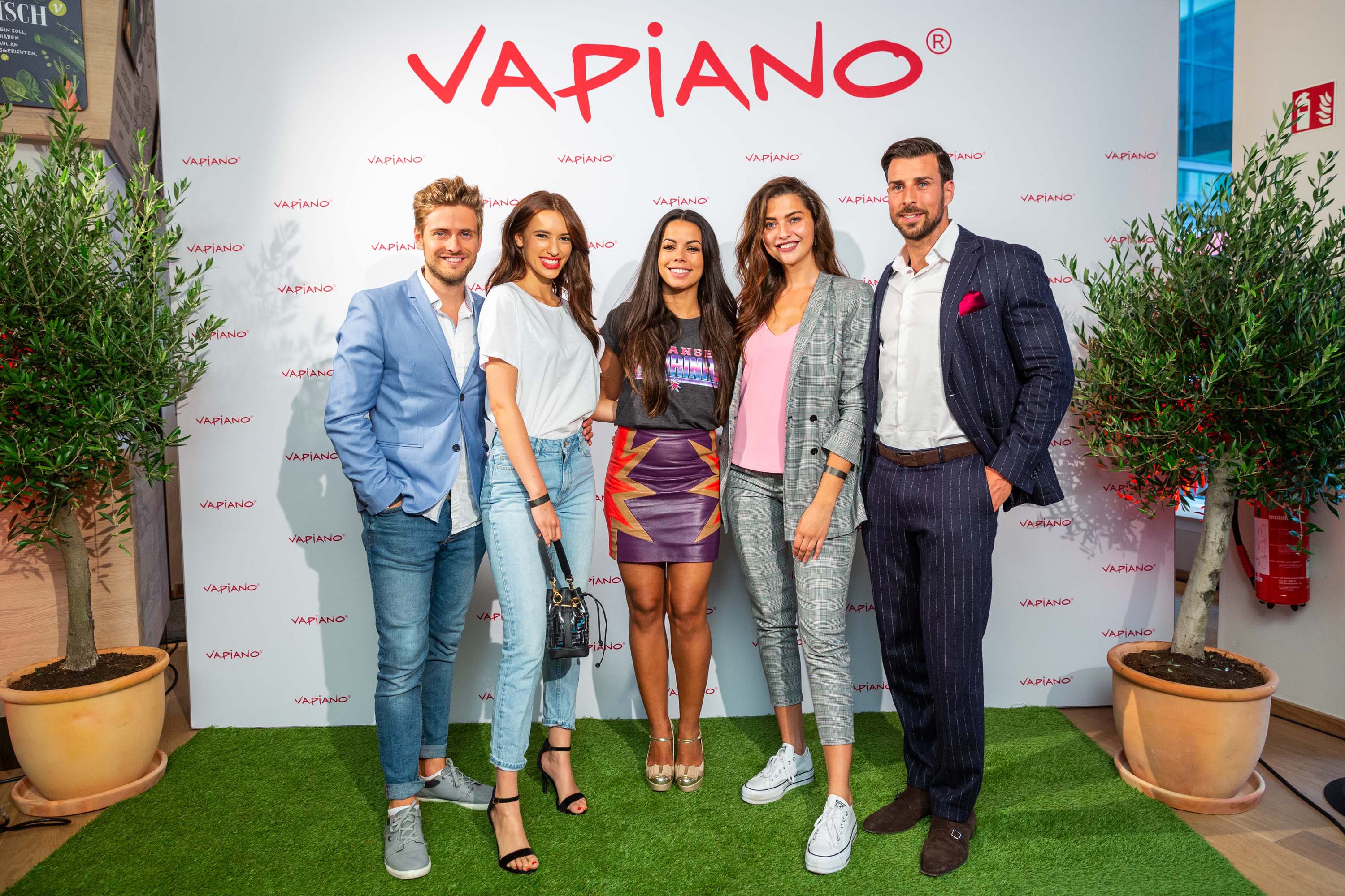 Fernanda Brandao attends opening of Vapiano Restaurant