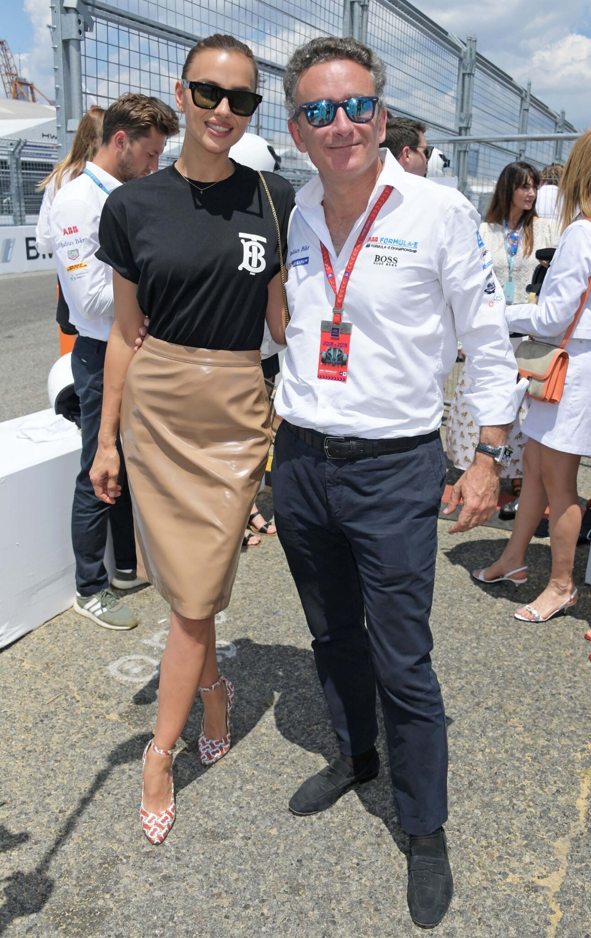 Irina Shayk attends Formu﻿la E 2019