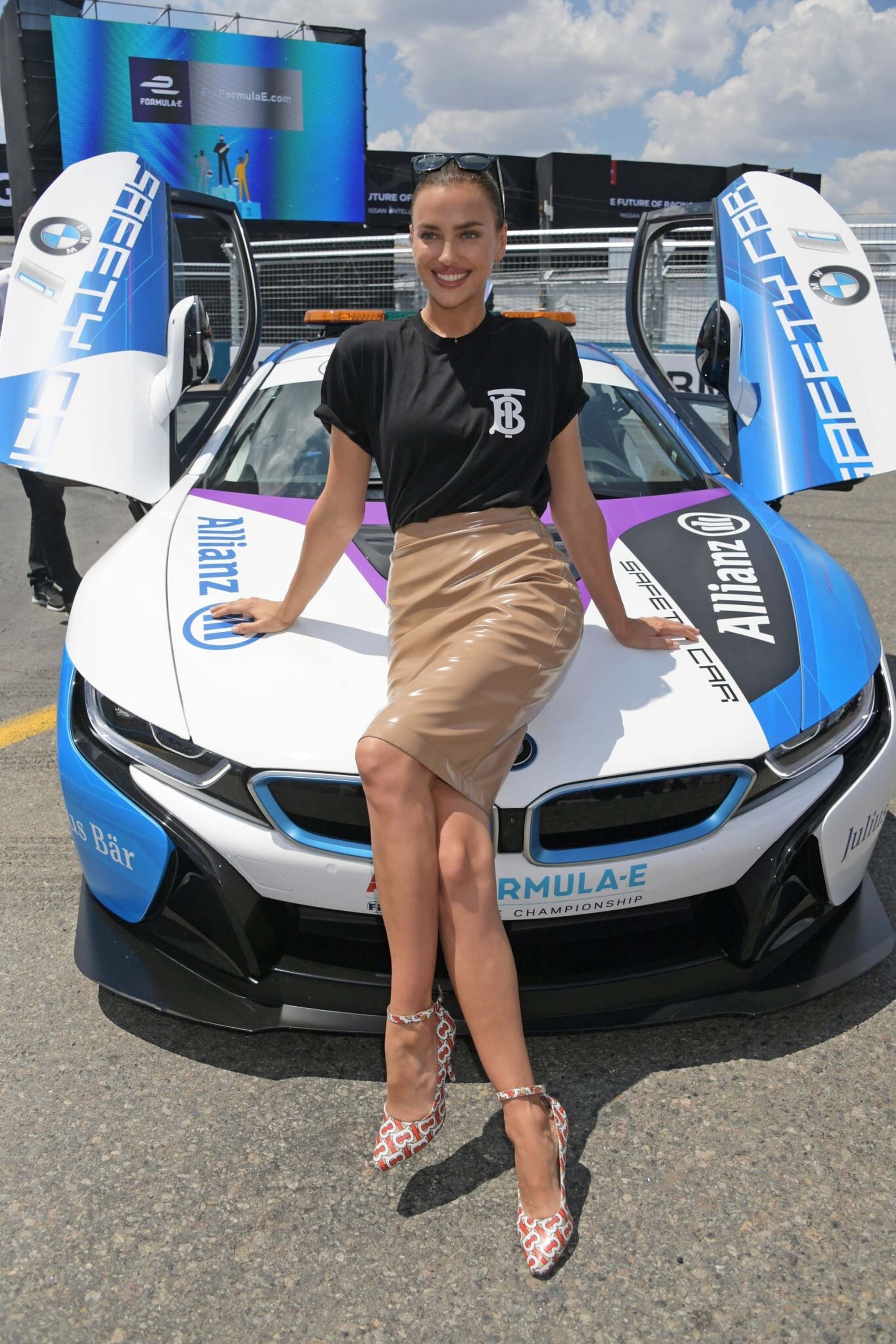 Irina Shayk attends Formu﻿la E 2019