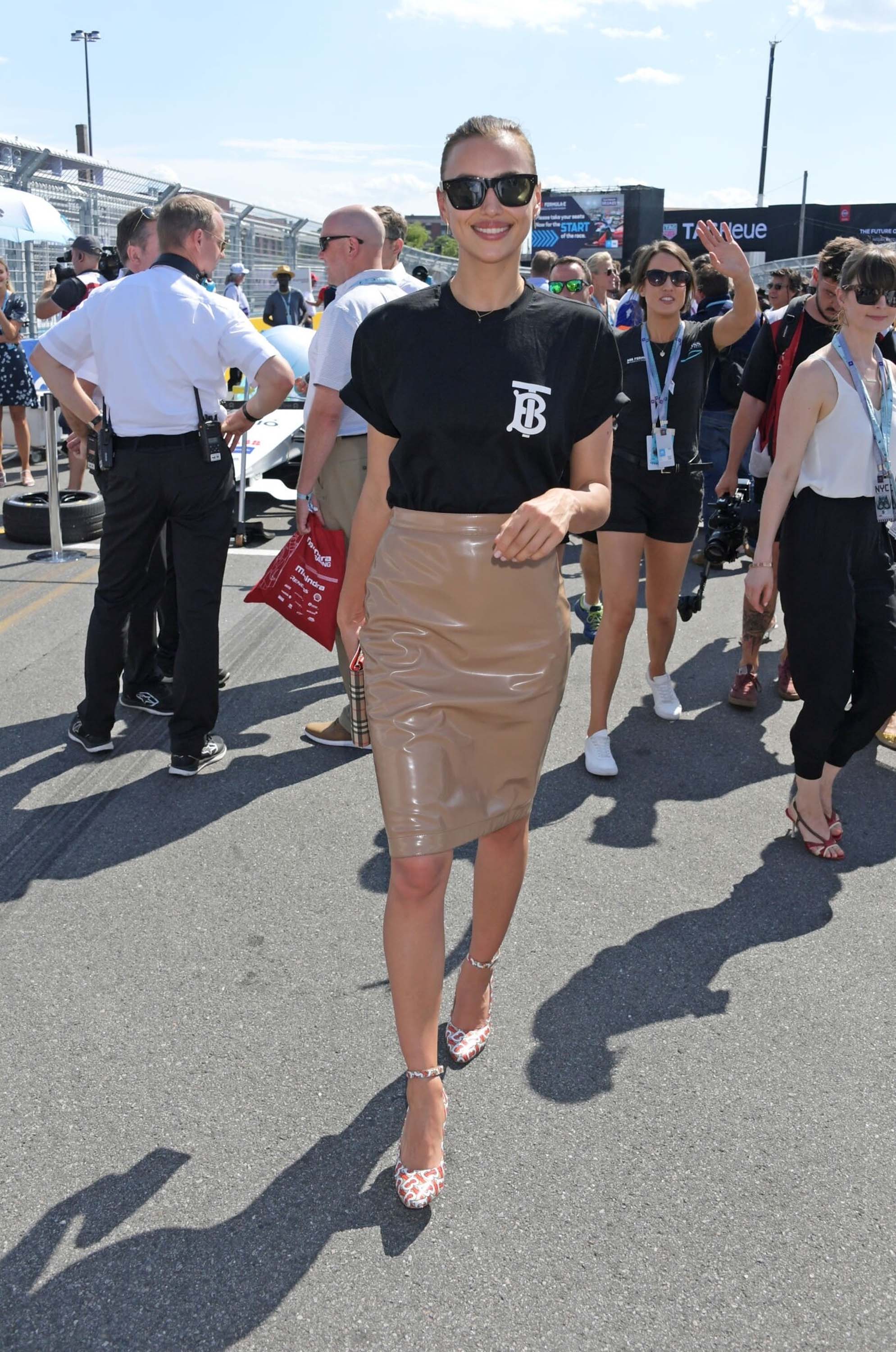 Irina Shayk attends Formu﻿la E 2019