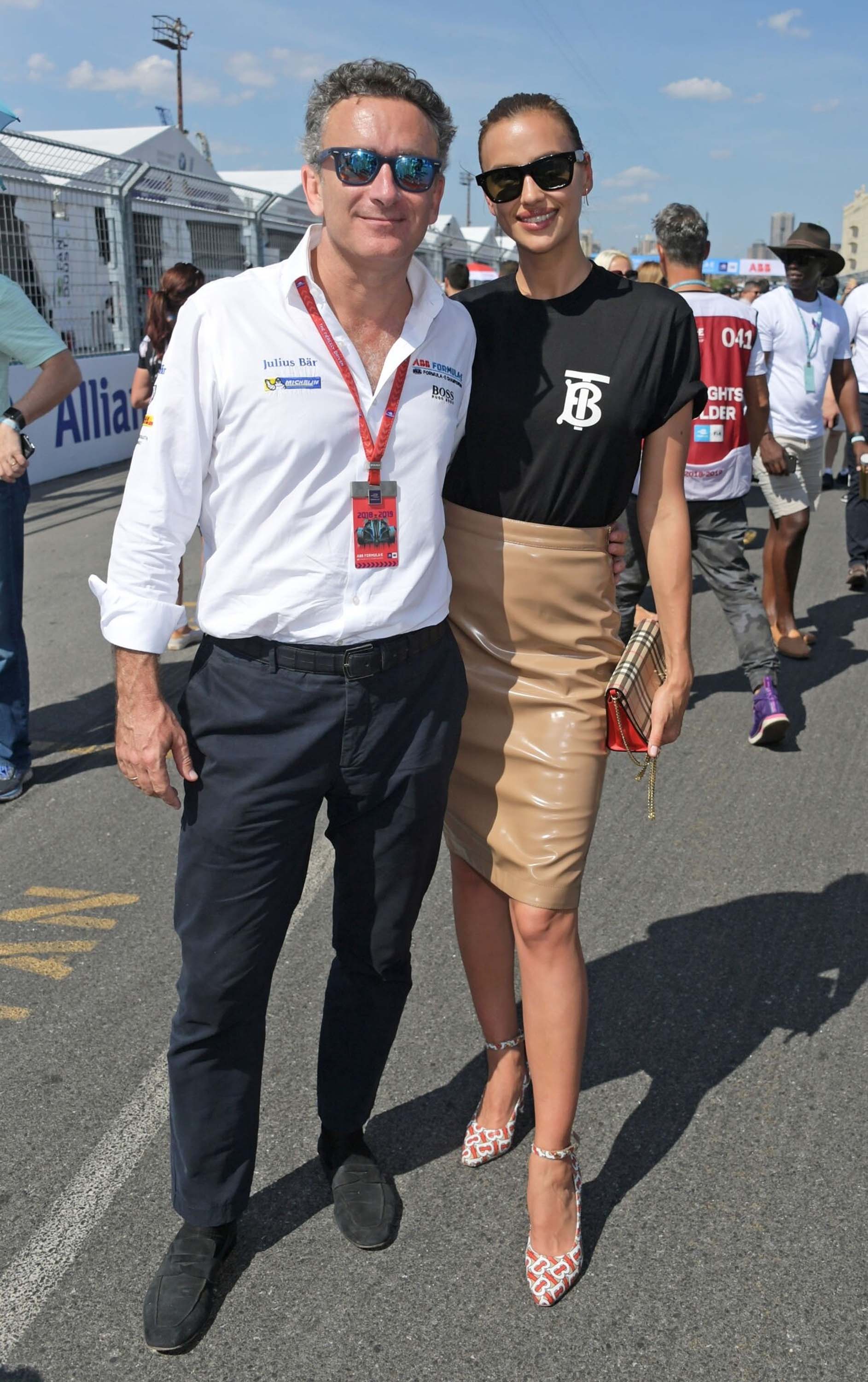 Irina Shayk attends Formu﻿la E 2019
