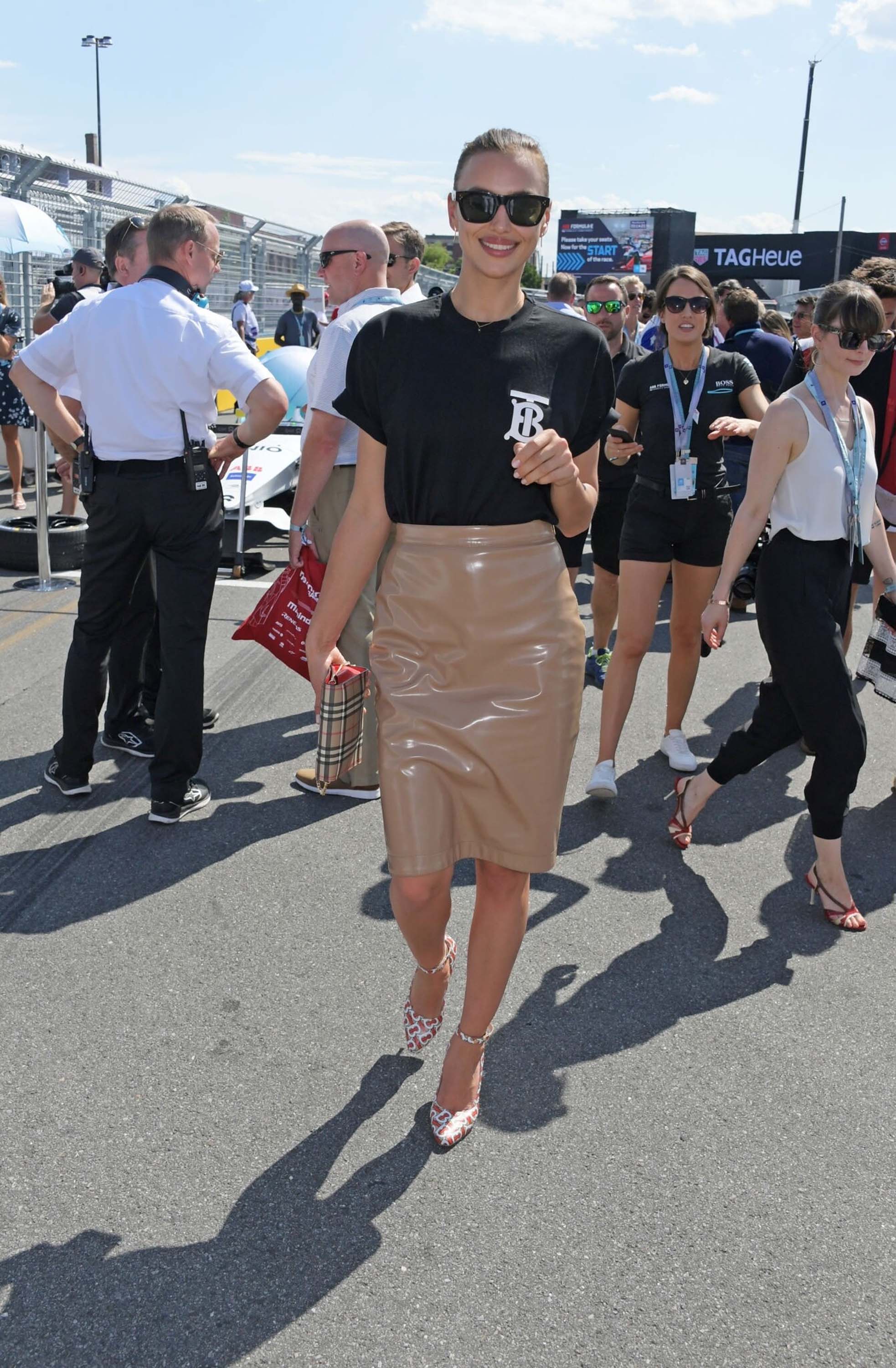 Irina Shayk attends Formu﻿la E 2019