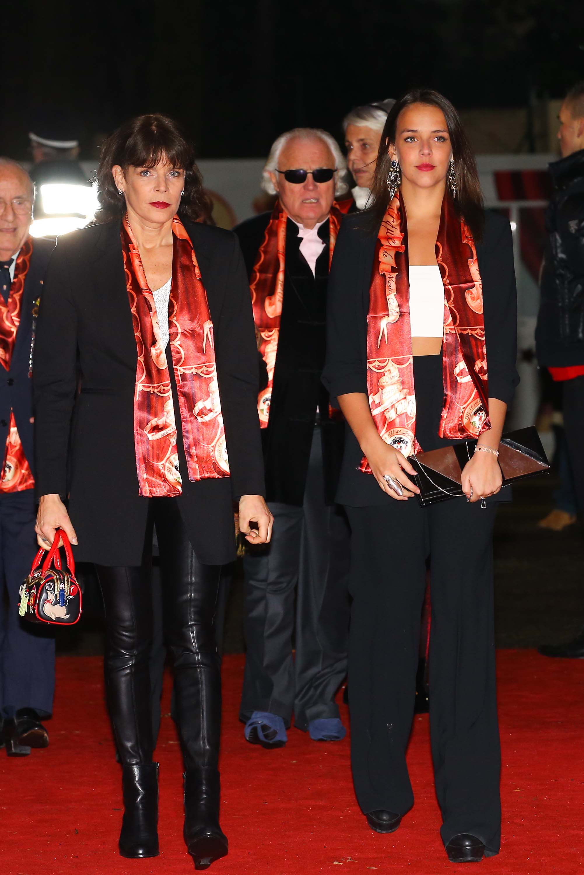 Stephanie of Monaco & Pauline Ducruet attends 40th International Circus Festival of Monte-Carlo Open