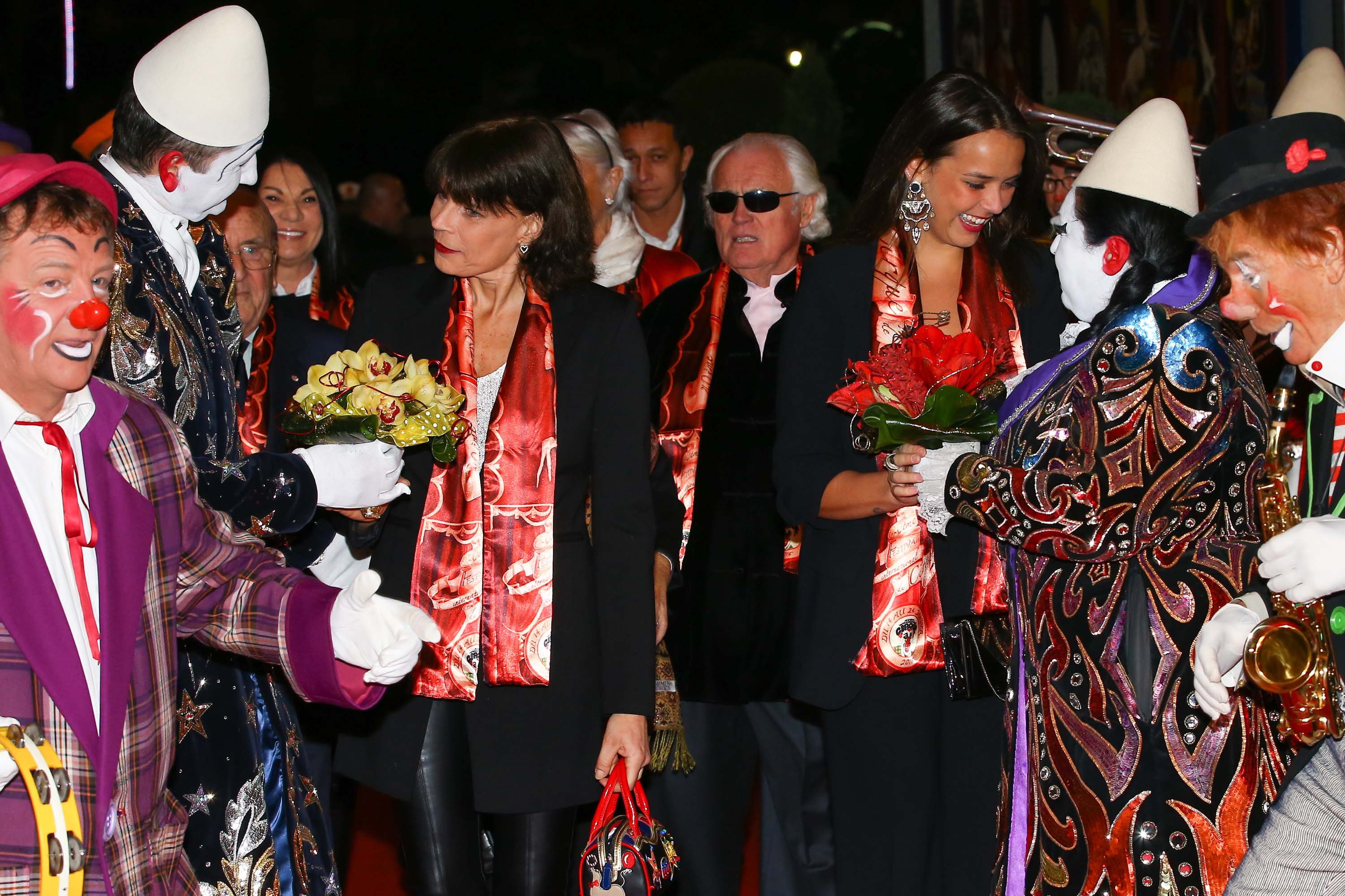 Stephanie of Monaco & Pauline Ducruet attends 40th International Circus Festival of Monte-Carlo Open