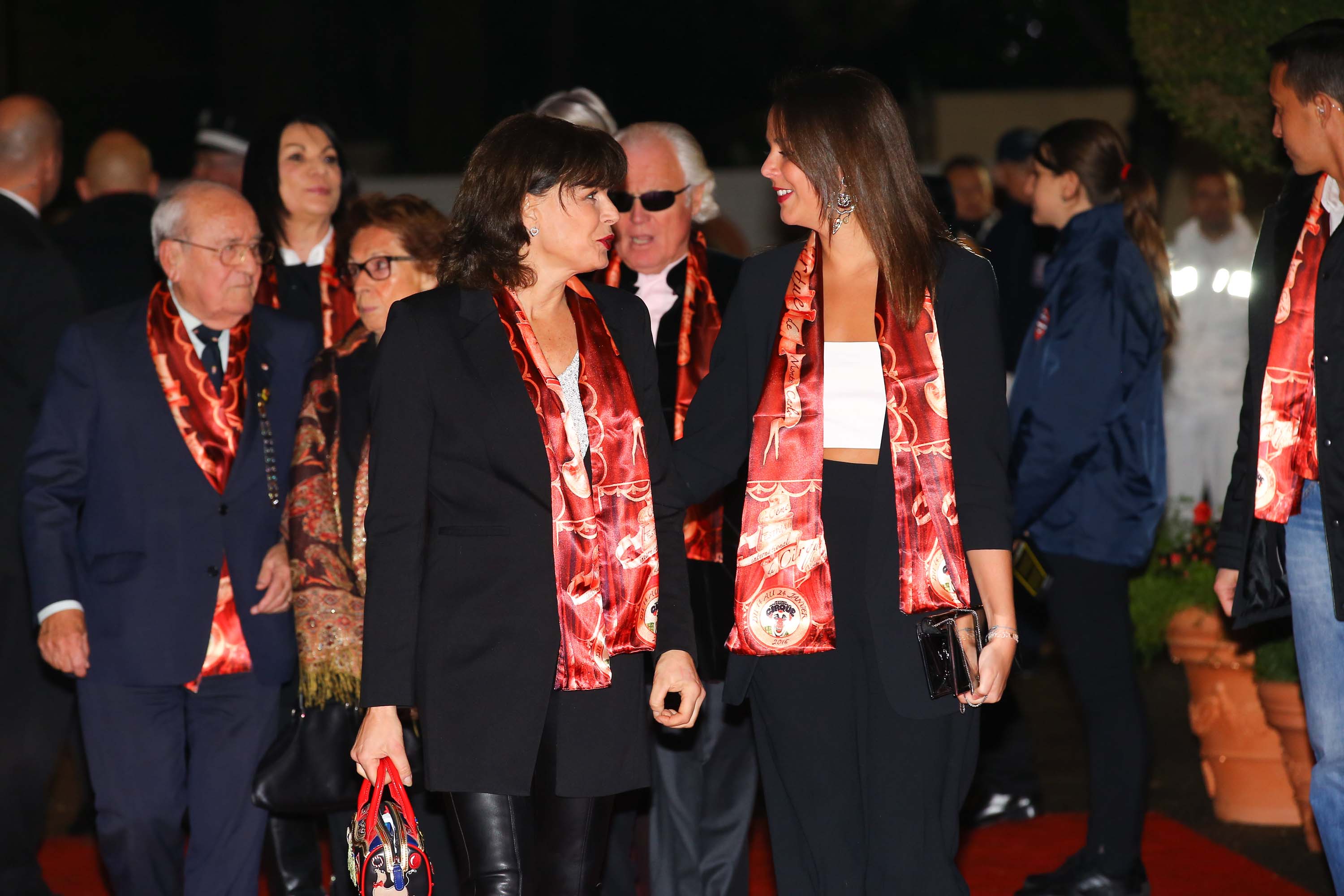 Stephanie of Monaco & Pauline Ducruet attends 40th International Circus Festival of Monte-Carlo Open