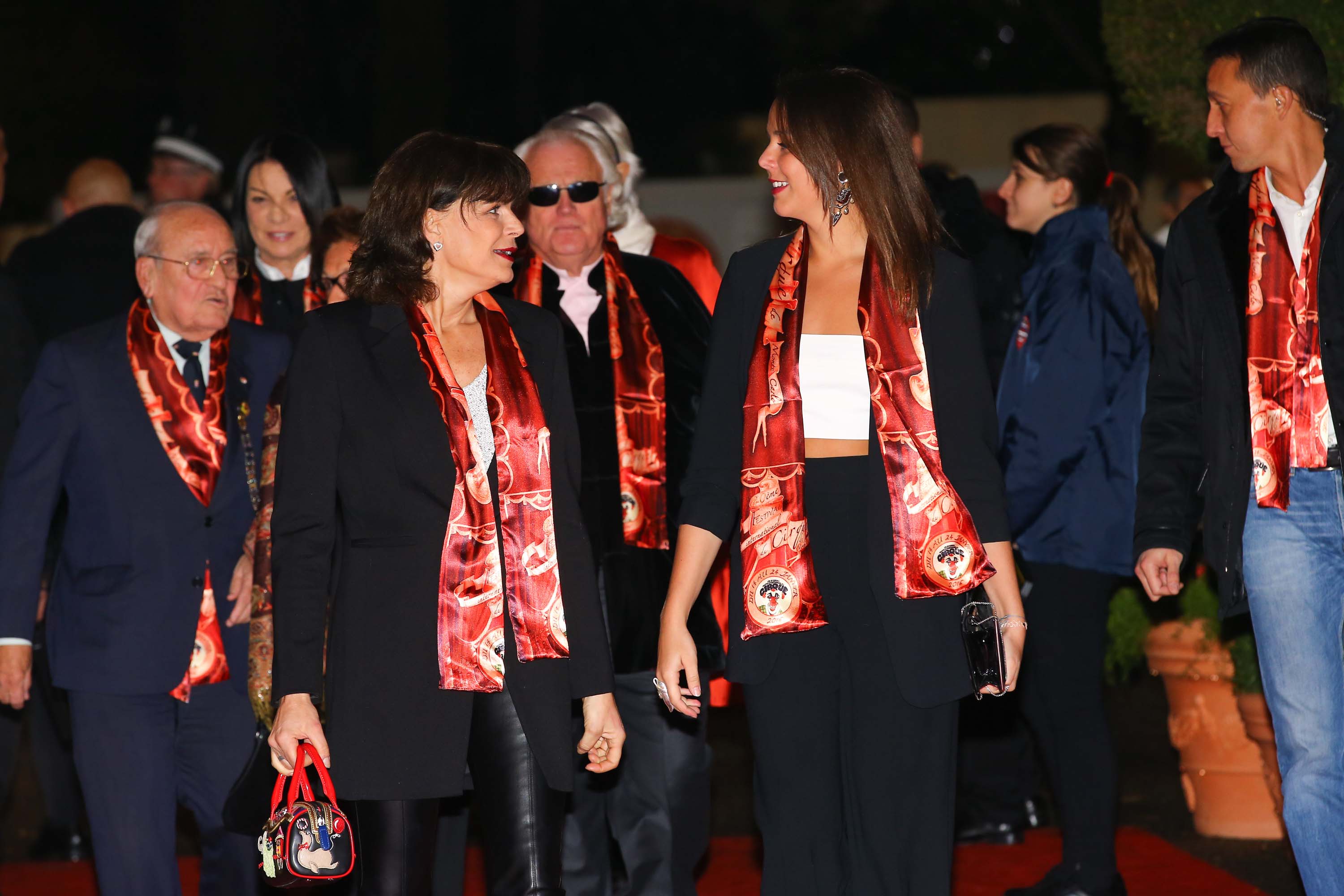 Stephanie of Monaco & Pauline Ducruet attends 40th International Circus Festival of Monte-Carlo Open