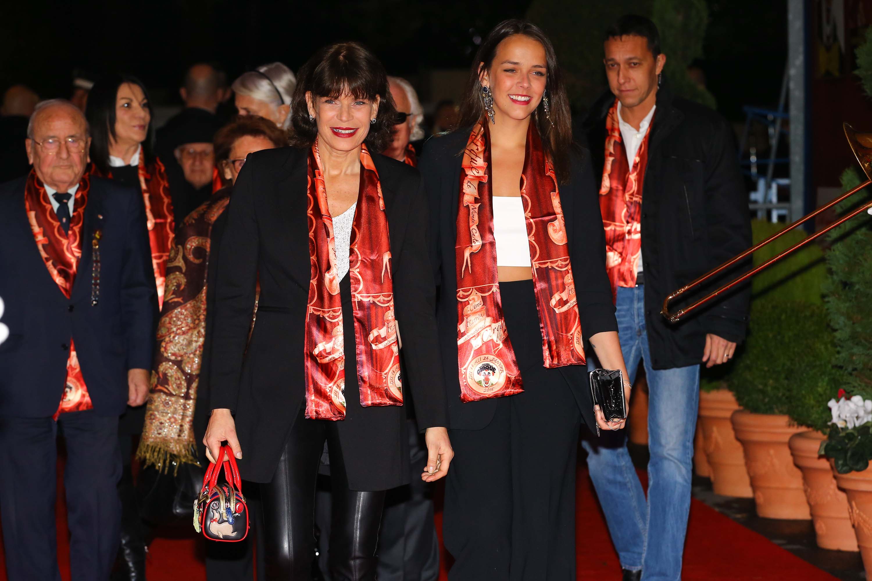 Stephanie of Monaco & Pauline Ducruet attends 40th International Circus Festival of Monte-Carlo Open