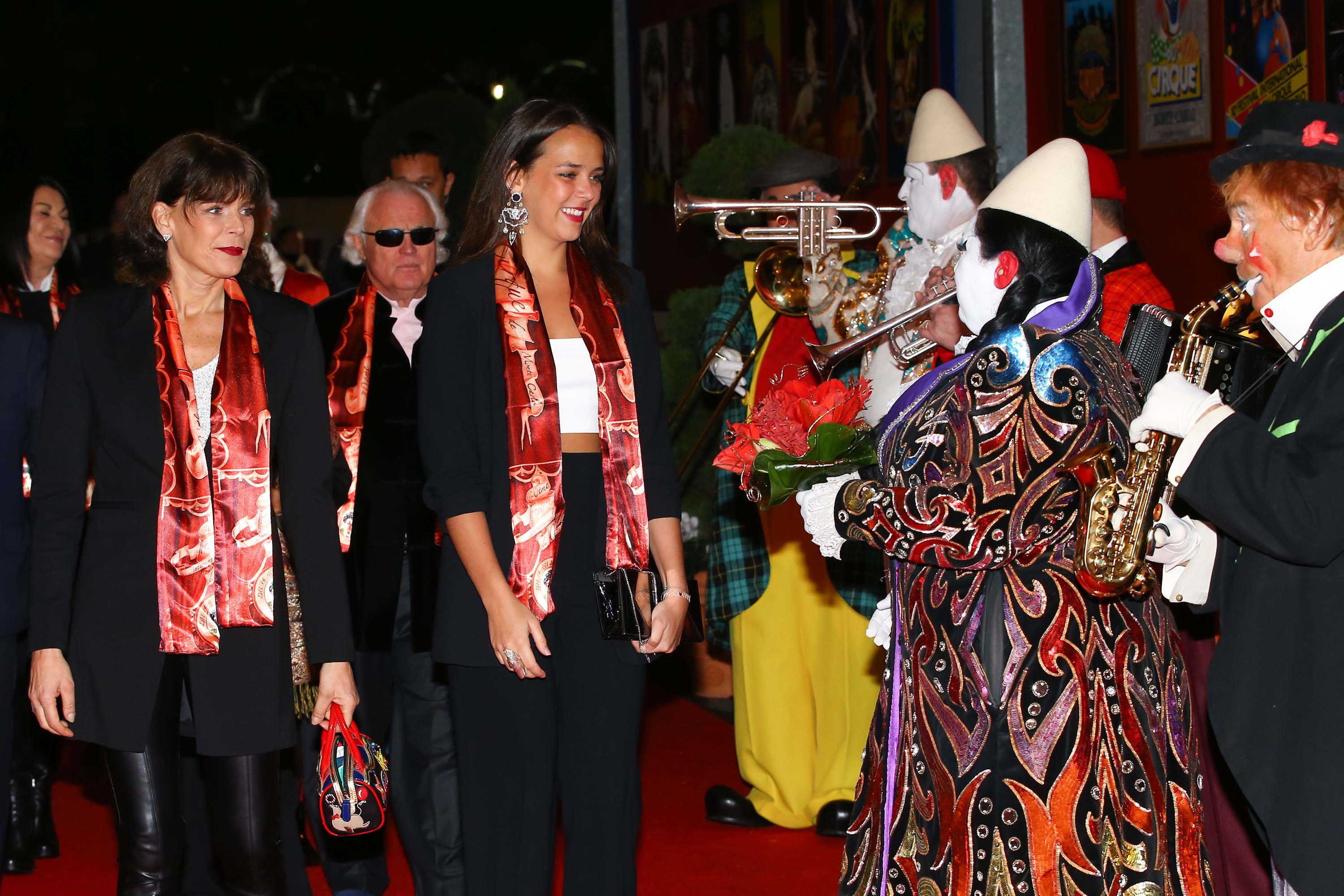 Stephanie of Monaco & Pauline Ducruet attends 40th International Circus Festival of Monte-Carlo Open