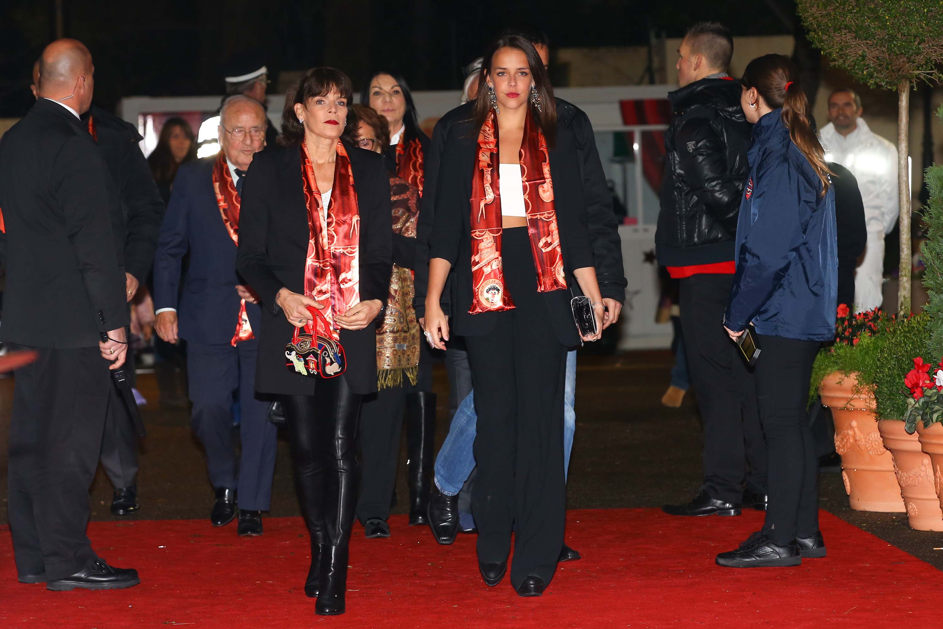 Stephanie of Monaco & Pauline Ducruet attends 40th International Circus Festival of Monte-Carlo Open