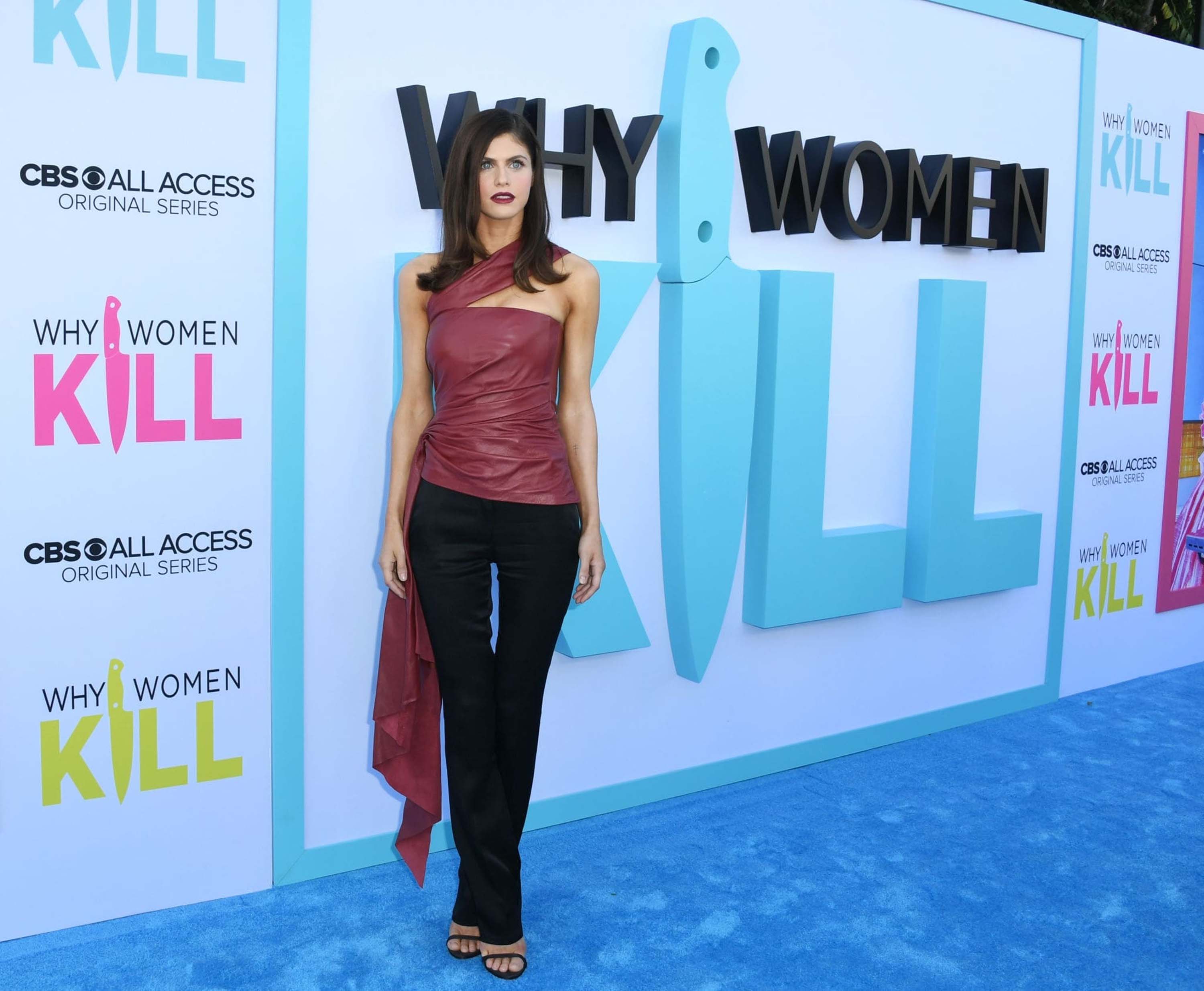 Alexandra Daddario attends Why Women Kill Premiere