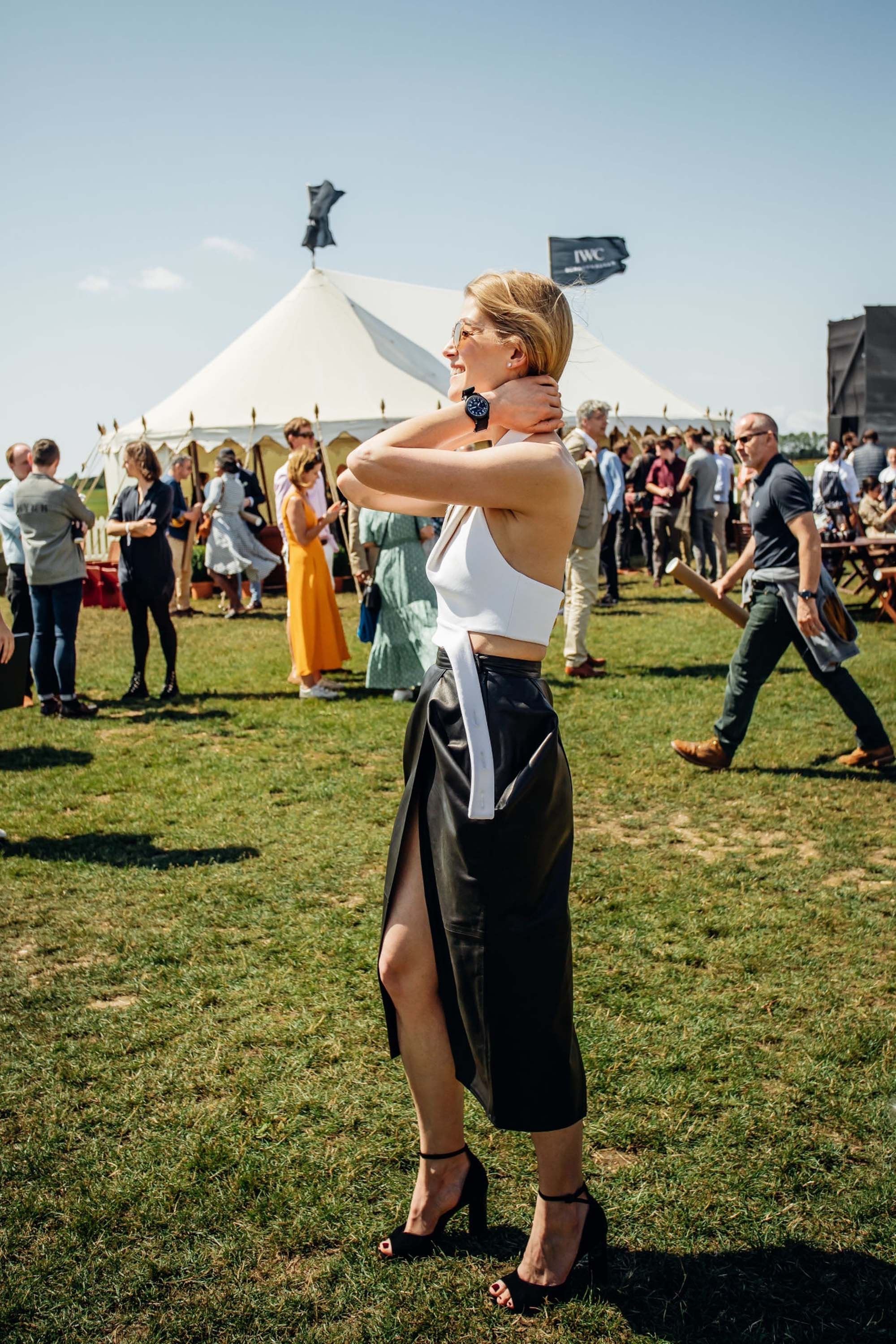 Rosamund Pike attends Celebration of the official start of the Silver Spitfire