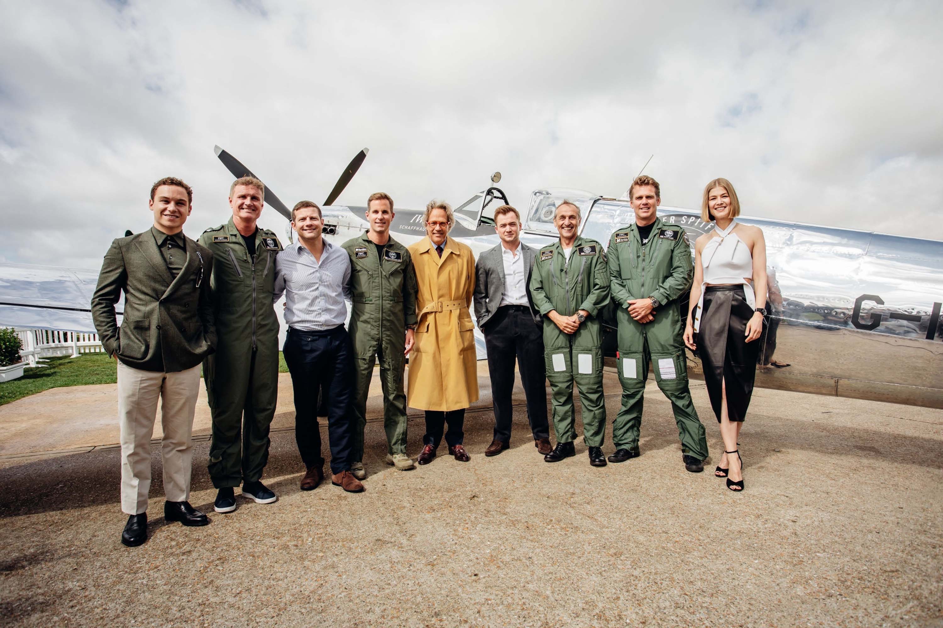 Rosamund Pike attends Celebration of the official start of the Silver Spitfire