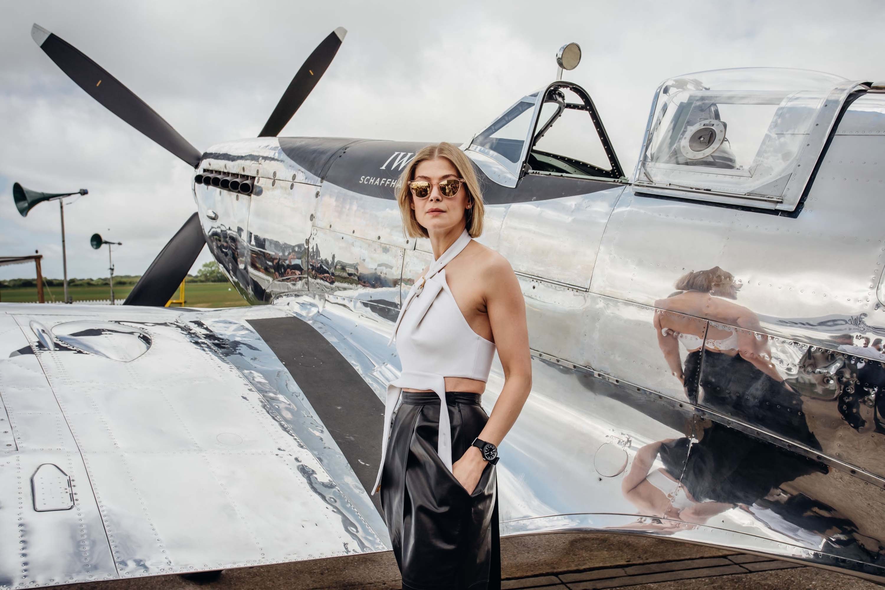 Rosamund Pike attends Celebration of the official start of the Silver Spitfire