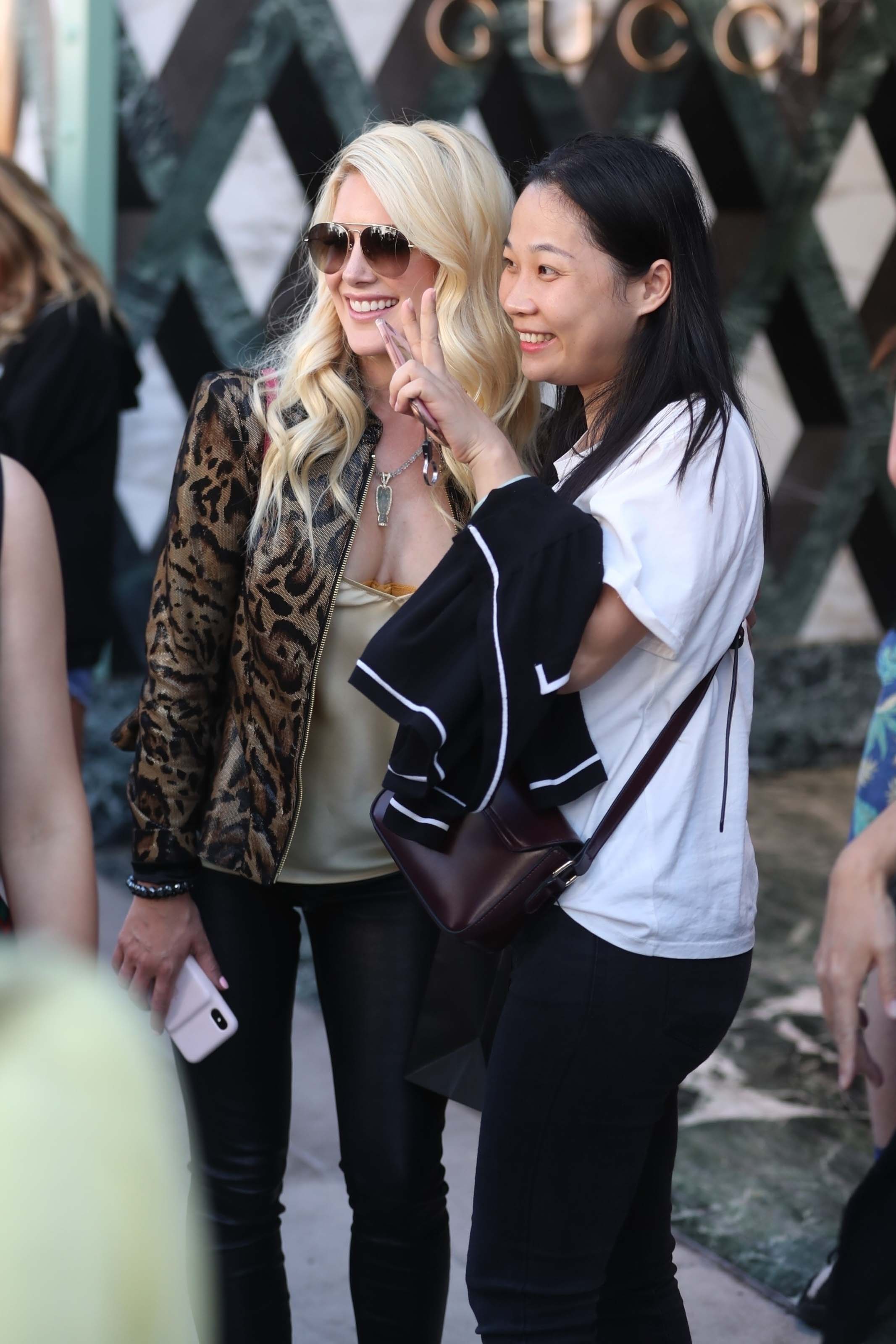 Heidi Montag at Gucci in Beverly Hills