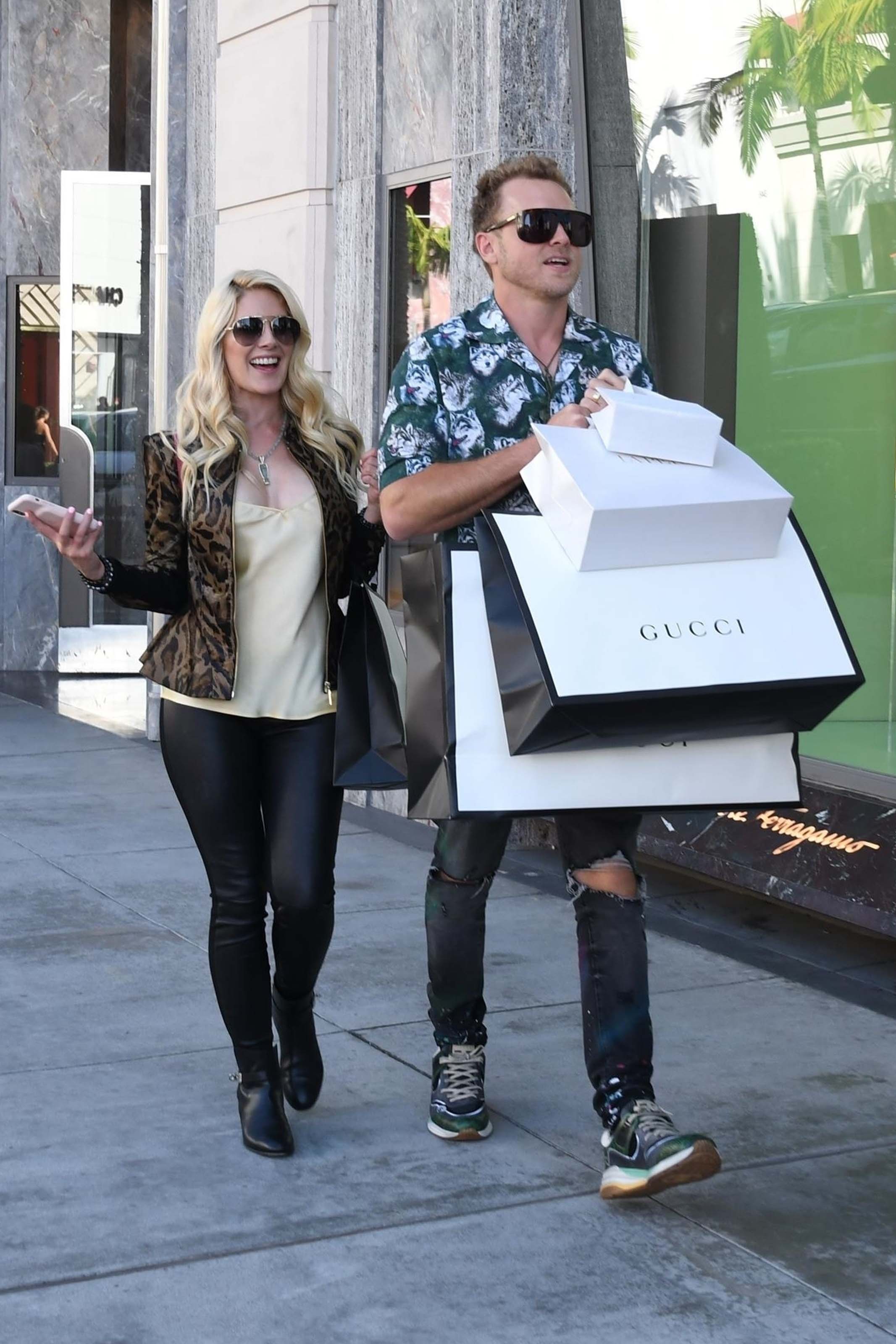 Heidi Montag at Gucci in Beverly Hills