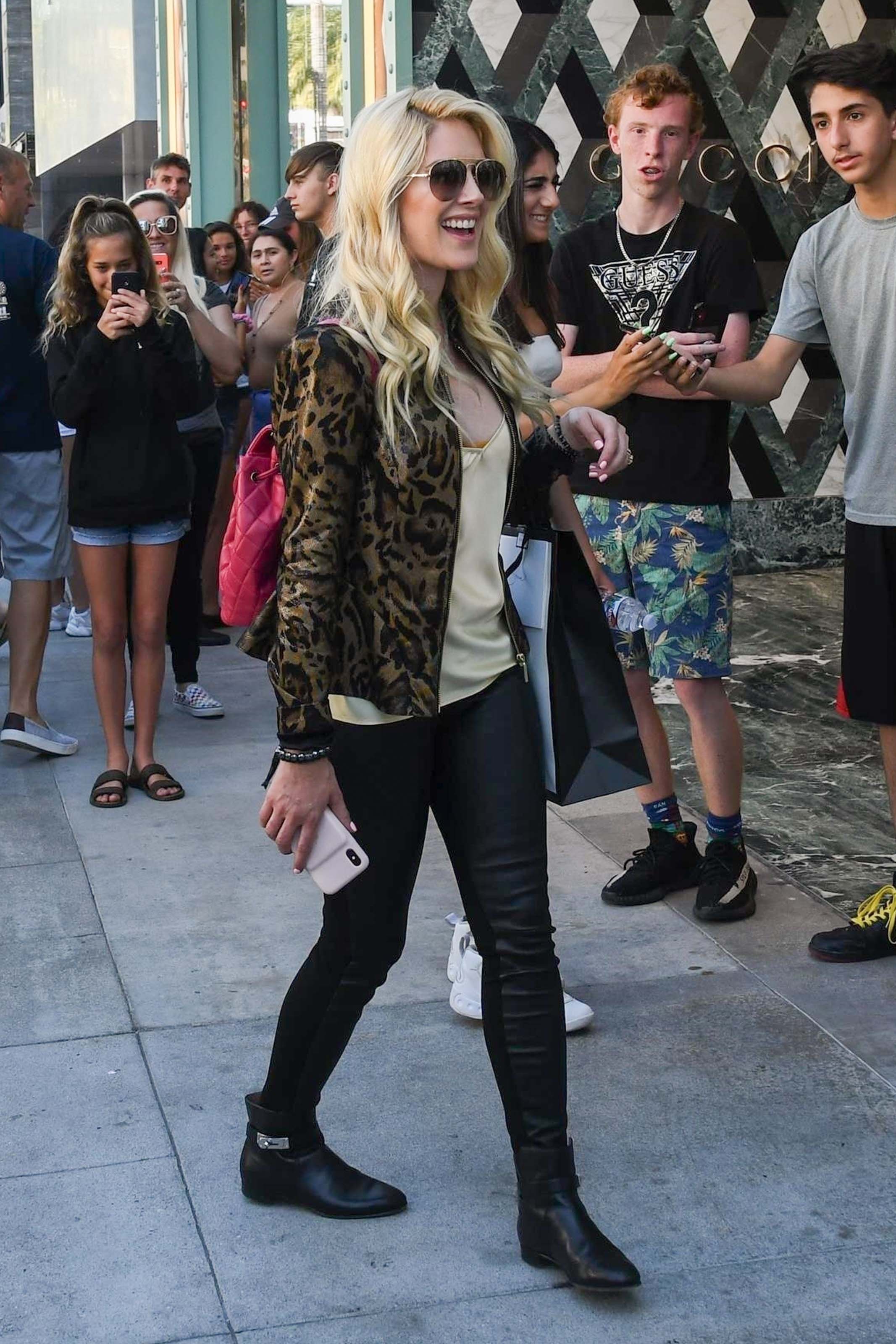 Heidi Montag at Gucci in Beverly Hills
