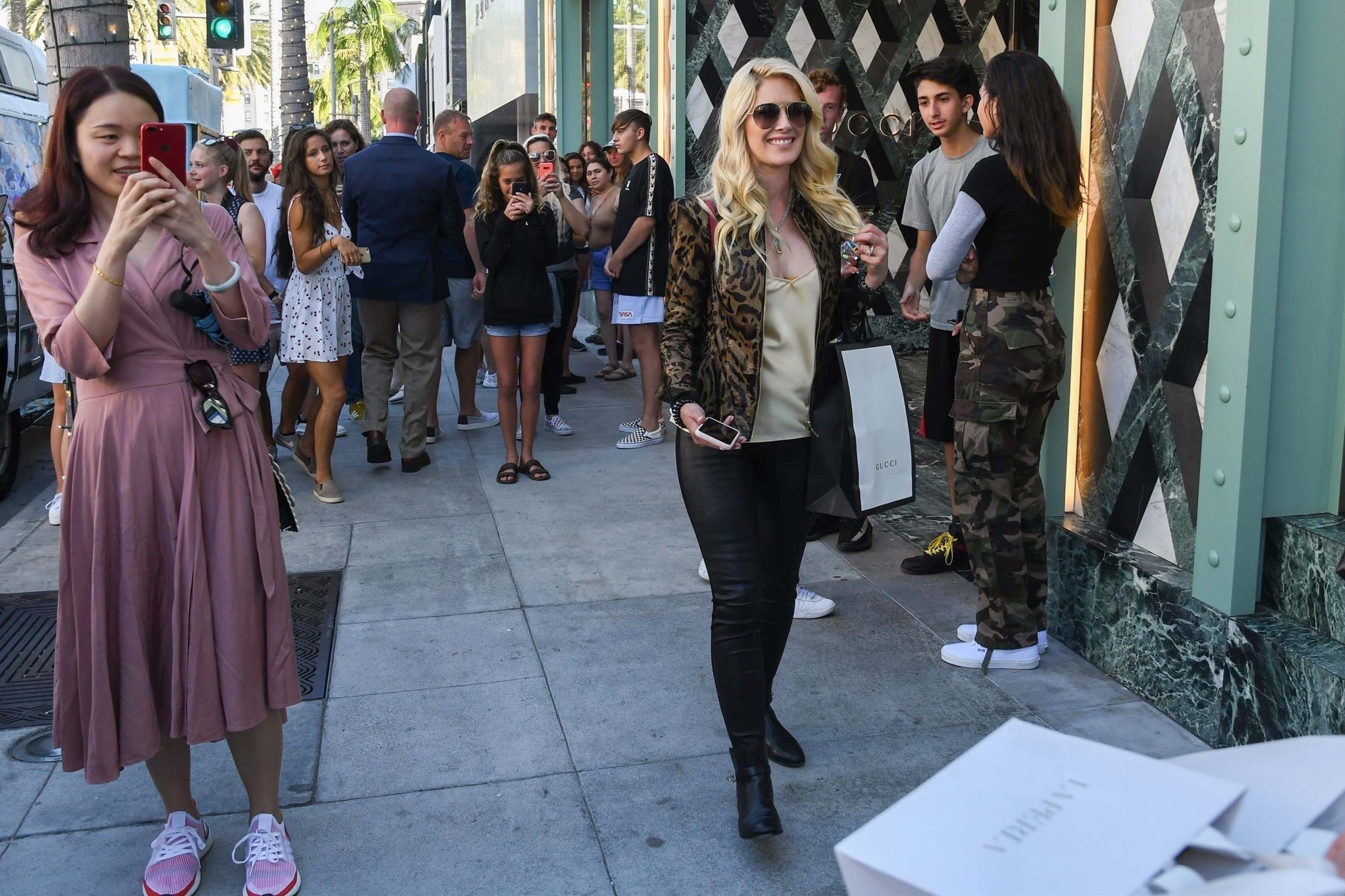 Heidi Montag at Gucci in Beverly Hills