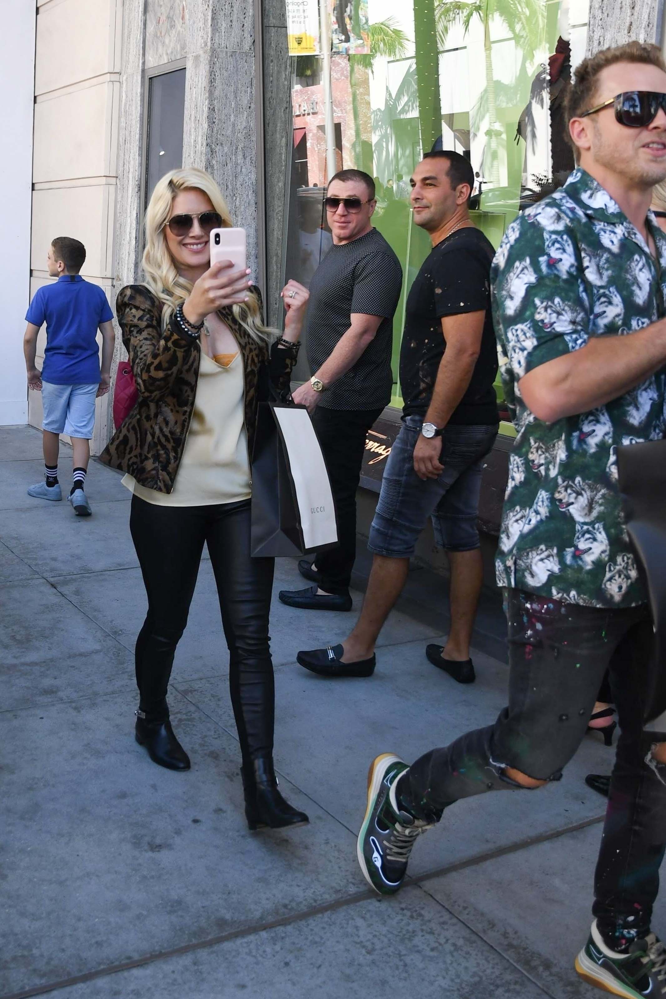 Heidi Montag at Gucci in Beverly Hills