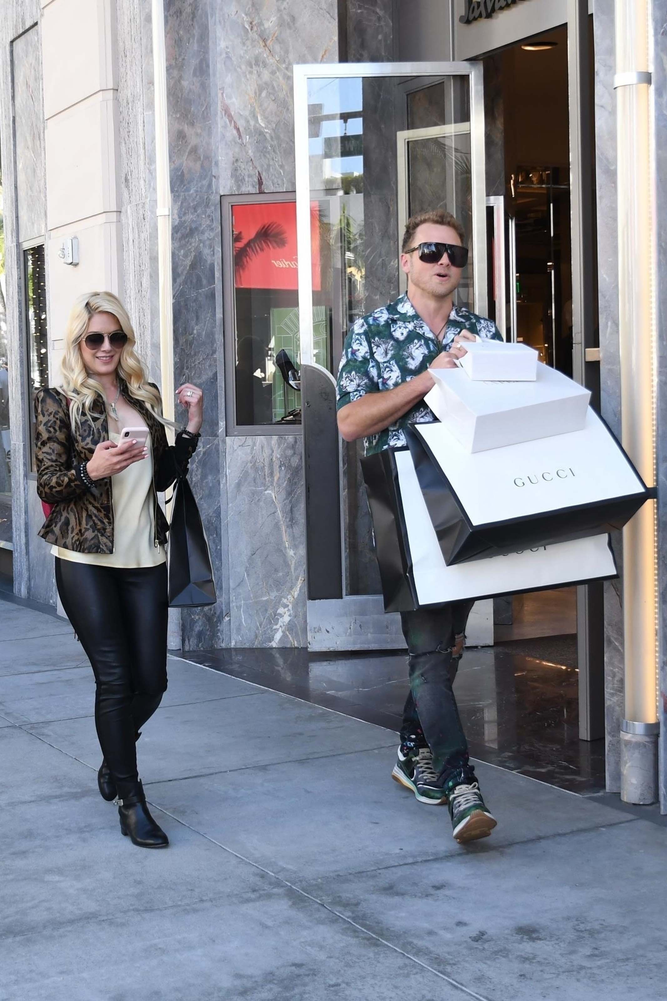 Heidi Montag at Gucci in Beverly Hills