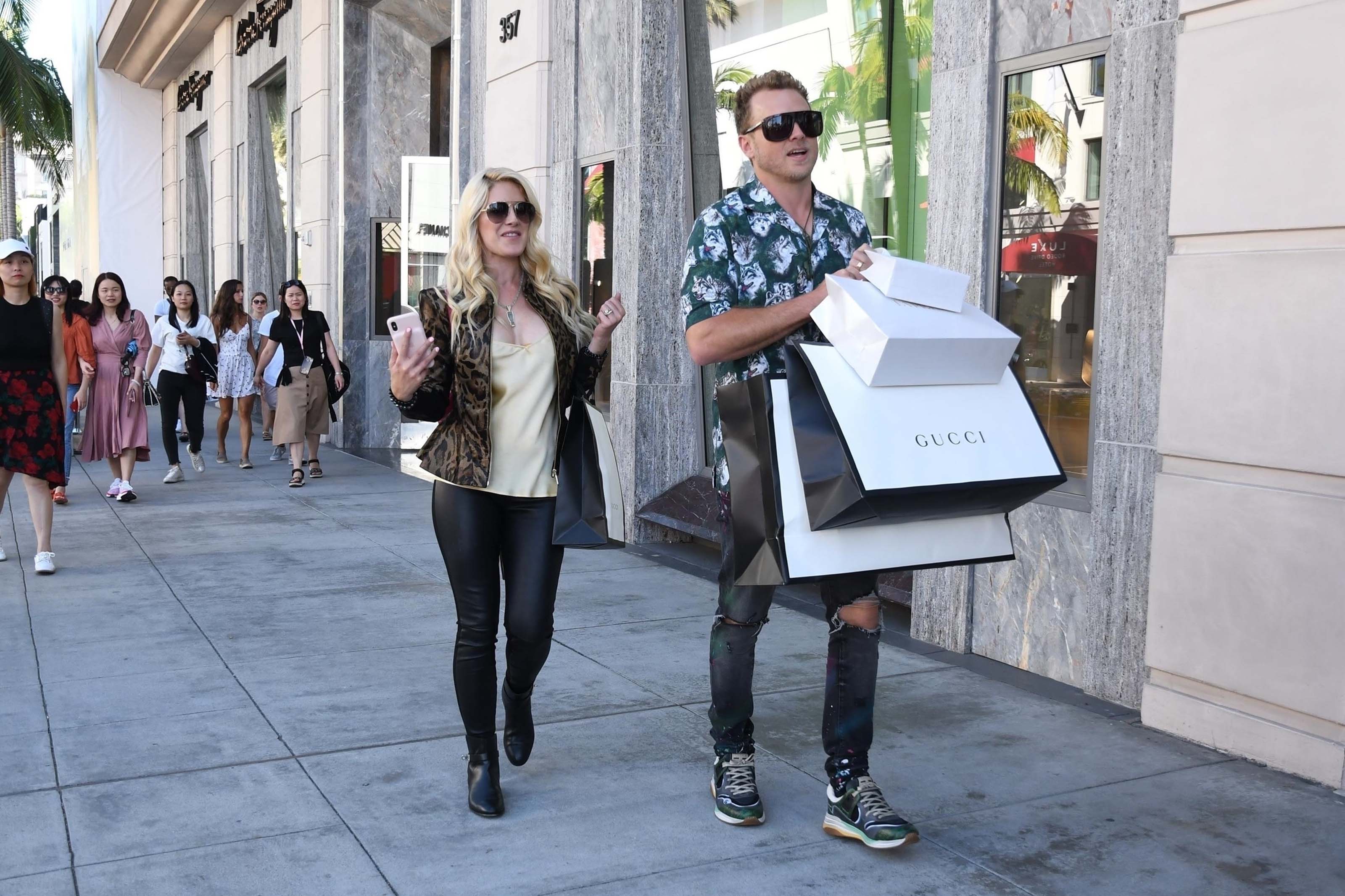 Heidi Montag at Gucci in Beverly Hills