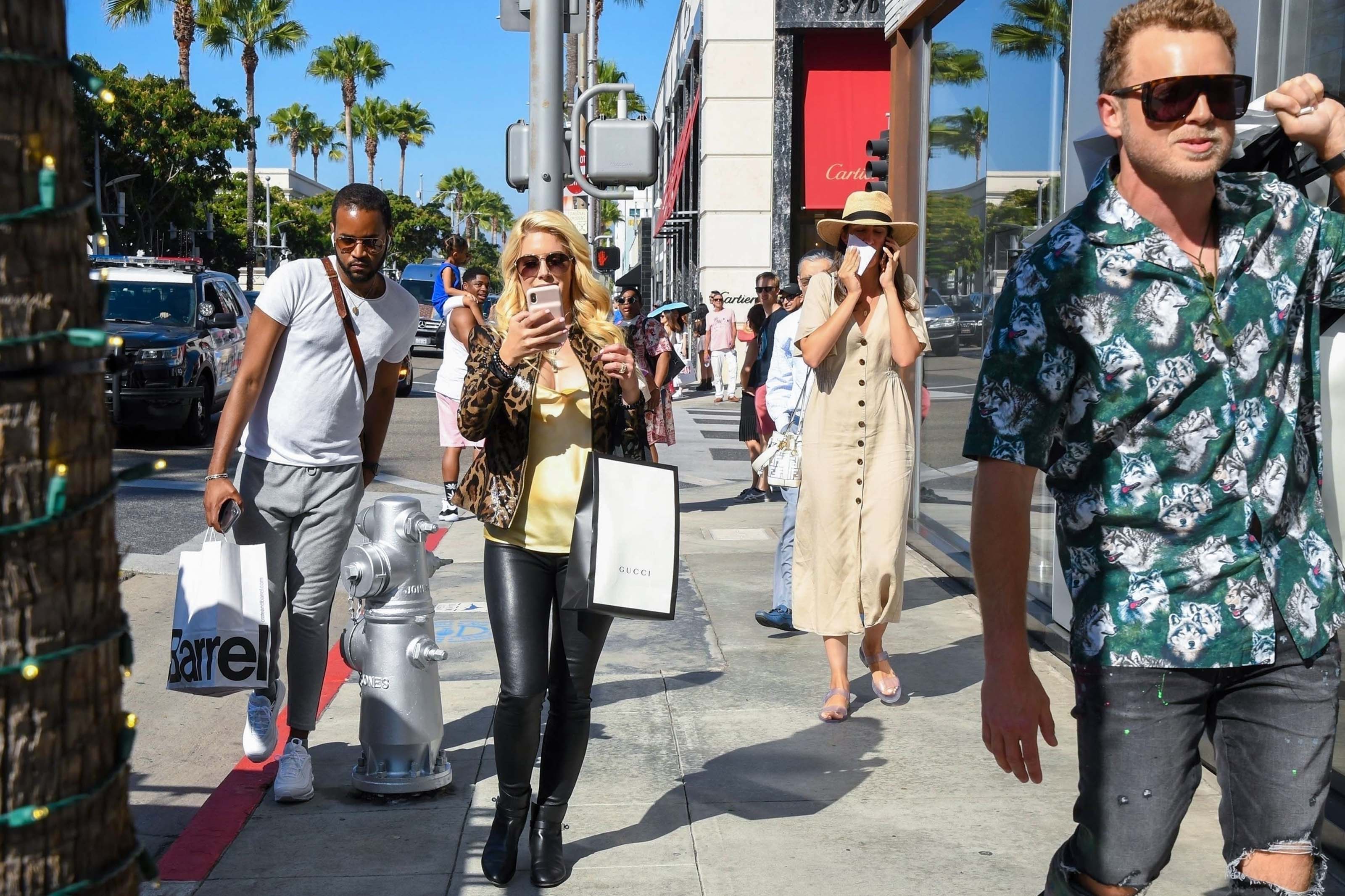 Heidi Montag at Gucci in Beverly Hills