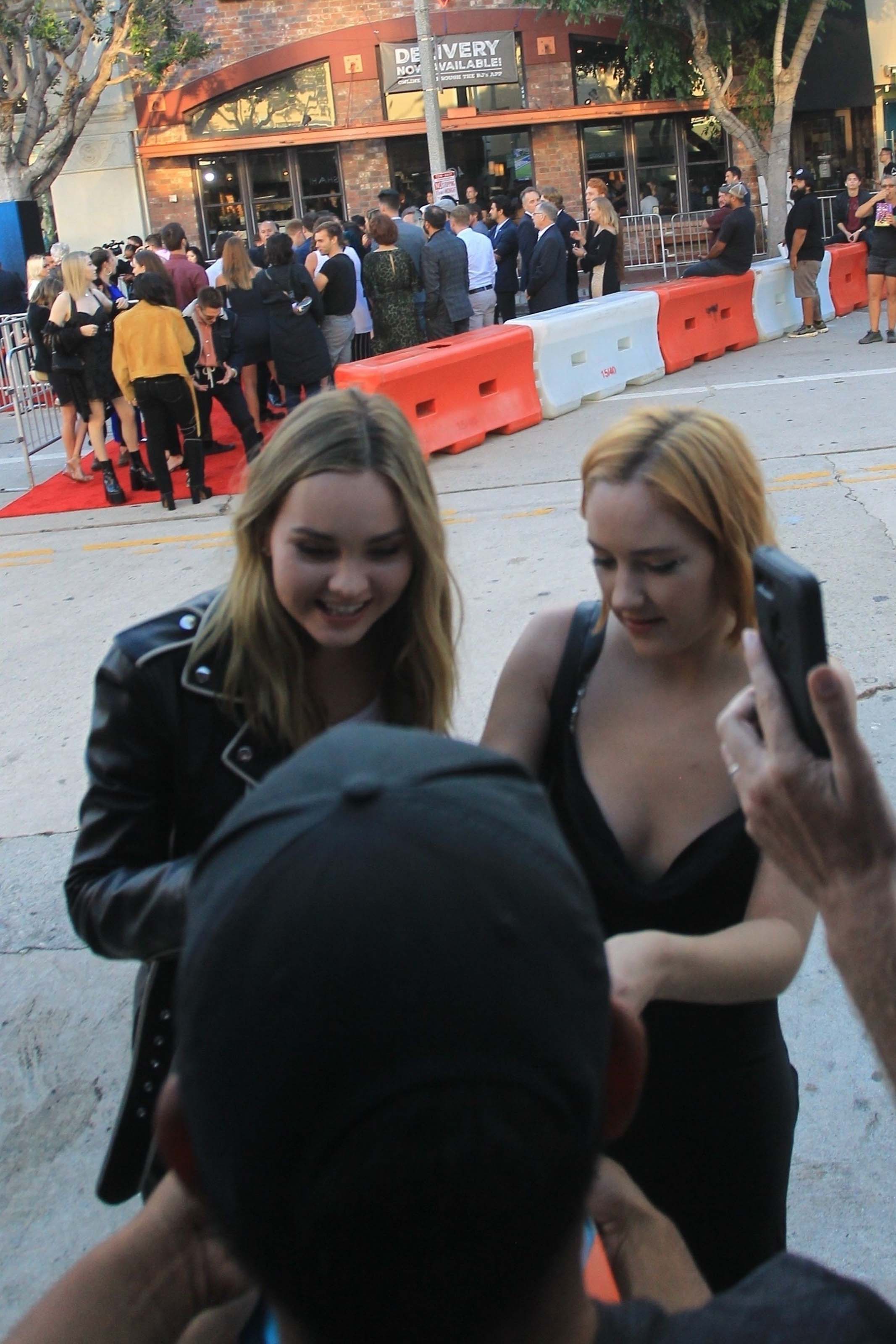 Liana Liberato & Haley Ramm attend 47 Meters Down